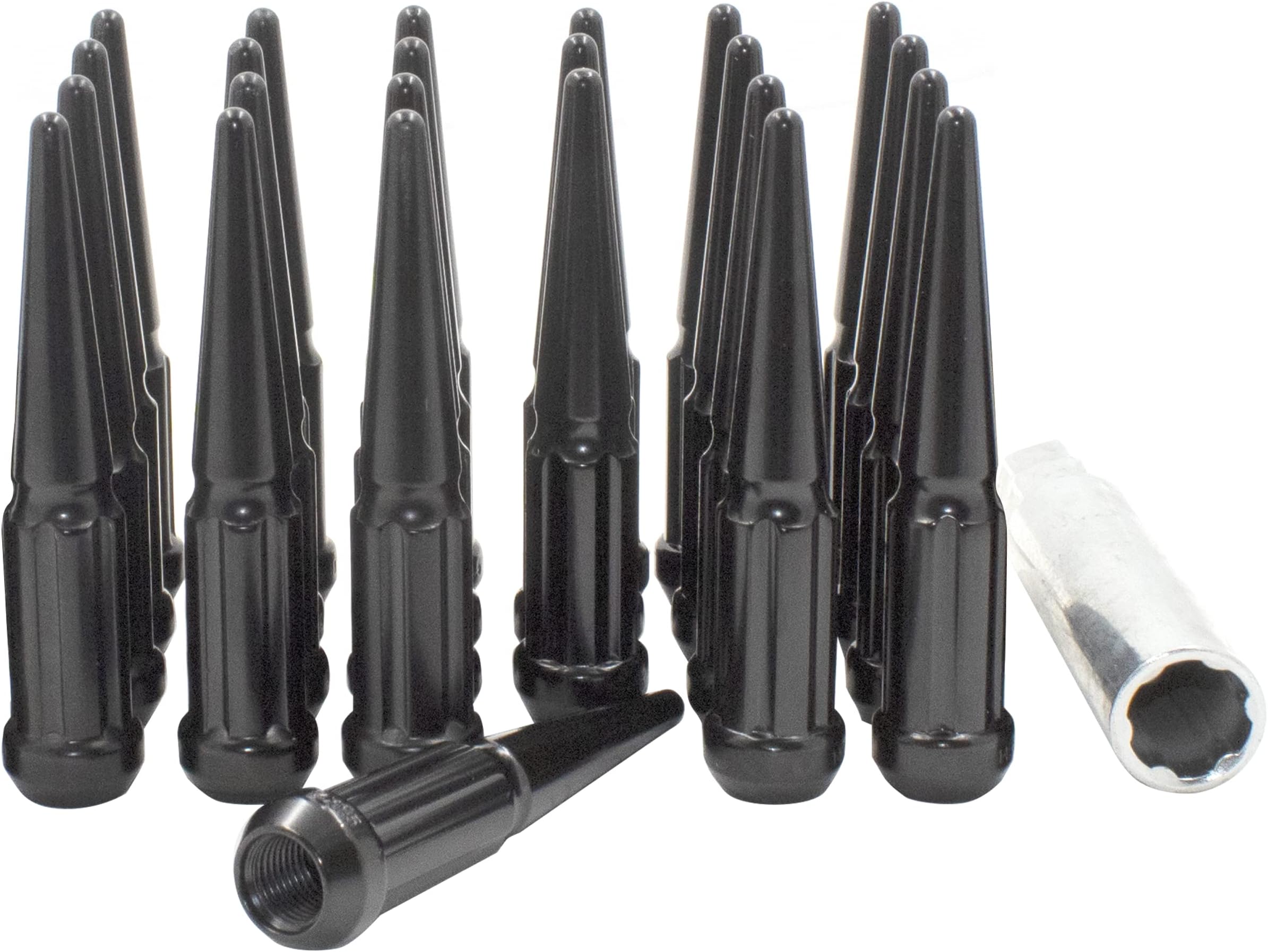 Venum wheel accessories 20 Pc 1/2"20 Blue Spike Security Locking Lug Nuts 4.5" Tall