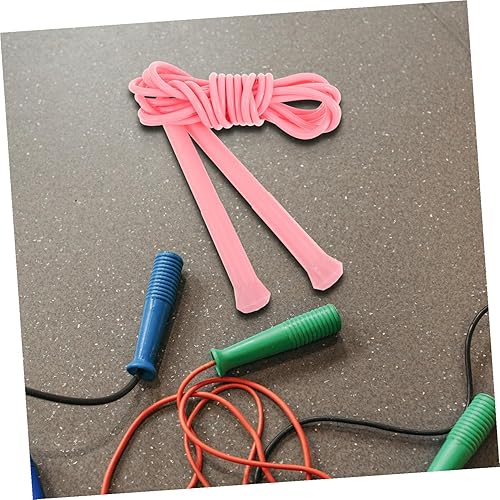 Miniatura 4 de Cuerda de saltar de velocidad ajustable para fitness y ejercicio, cuerda de saltar rosa para mujeres y hombres, coordinación de agilidad y