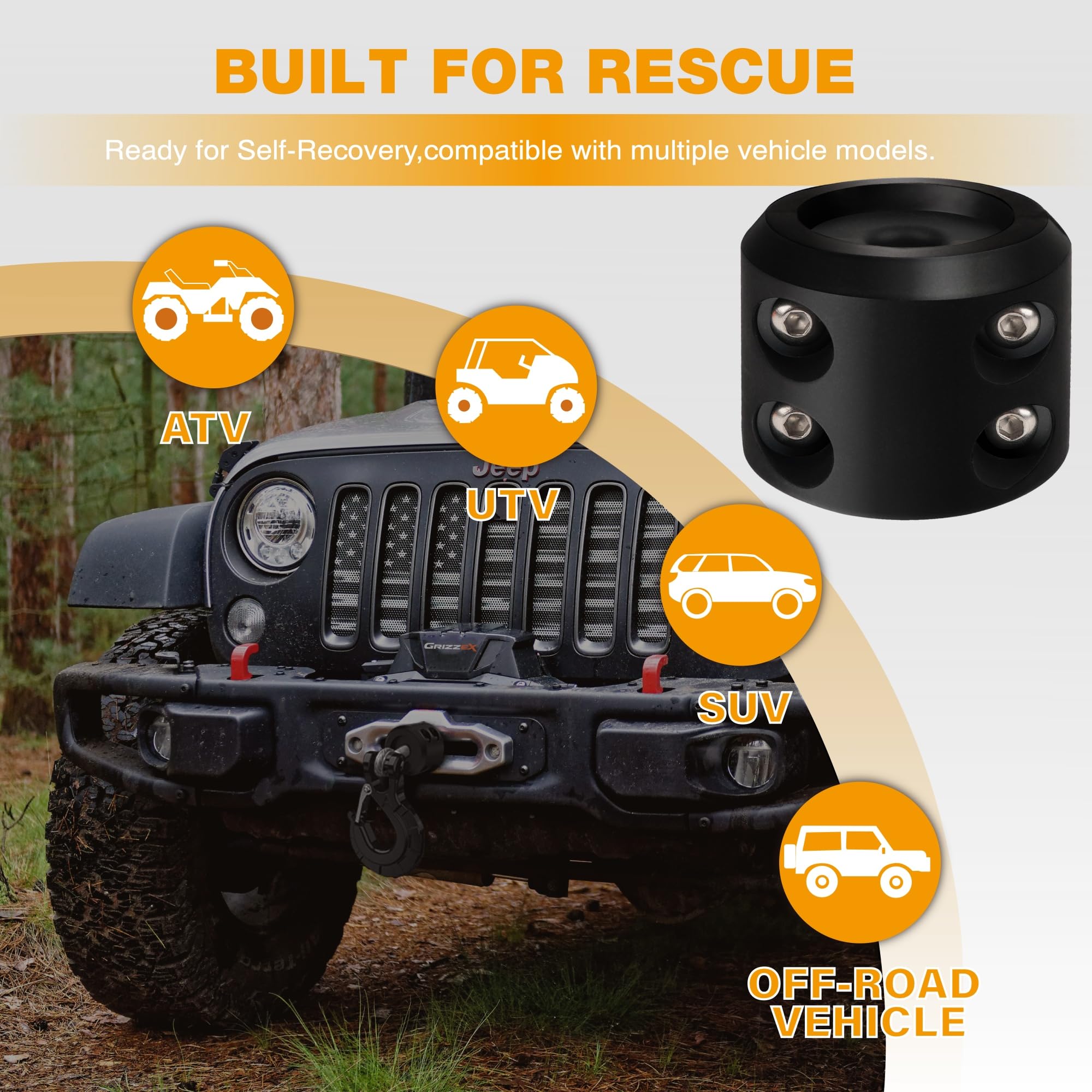 Winch Stopper for ATV UTV - Secure Your Cable -5 Winch Stopper for ATV UTV - Secure Your Cable -5