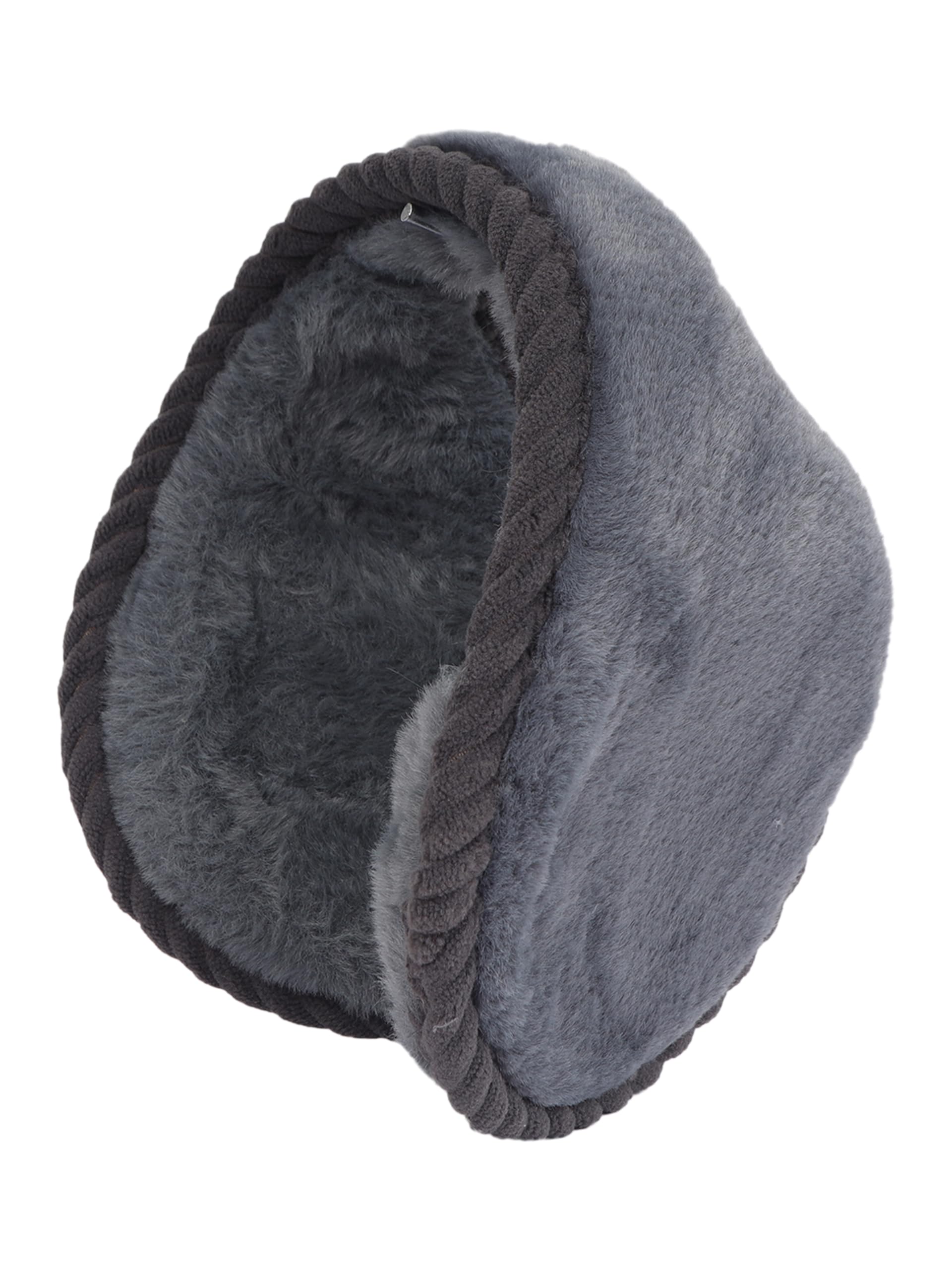 fabseasons outdoor earmuff/ear earmer/ear cap with faux fur on the inside for Men & Women-picture-2