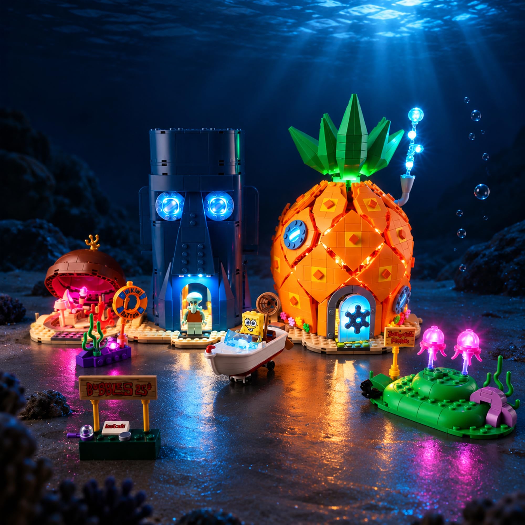 Light Kit for LEGO Spongebob Squarepants: Bikini Bottom 11386 Set