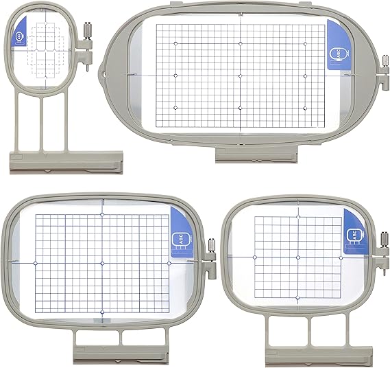 New brothread Embroidery Machine Hoop 4 in 1 Set (SA437+SA438+SA439