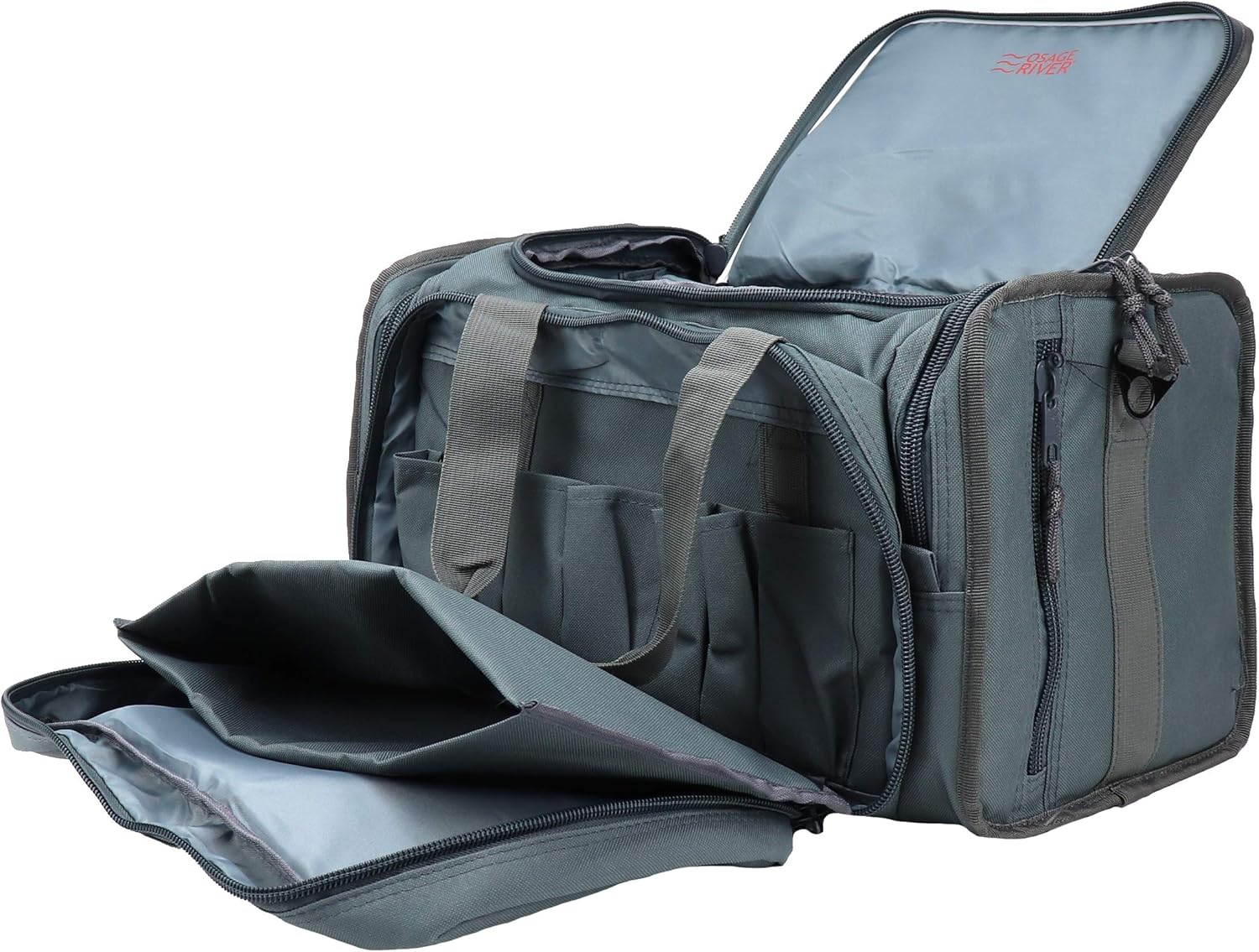 OSAGE RIVER Tactical Range Bag with Removable Pistol Pouches, Gun Range Duffle Bag for Ammo, Shooting, Hunting, or Traveling - Image 2