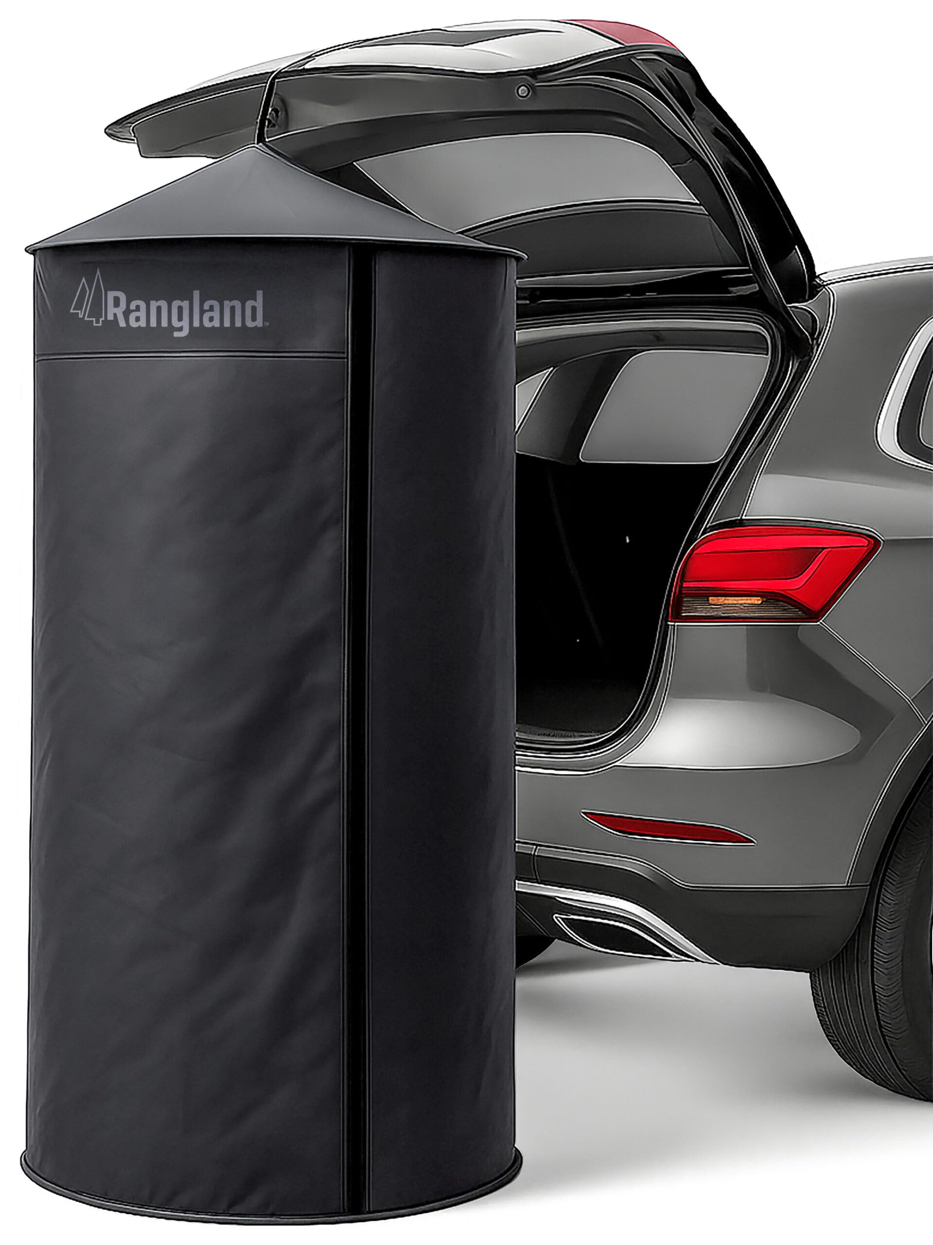Tragbares Umkleidezelt – Pop-Up-Sichtschutzkapsel mit Saugnapf für SUV, Camping, Dusche, Strand und Toilette (Tragetasche im Lieferumfang enthalten)