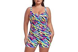 Ocean Blues Women's Plus Size Neon Swimsuits for Women