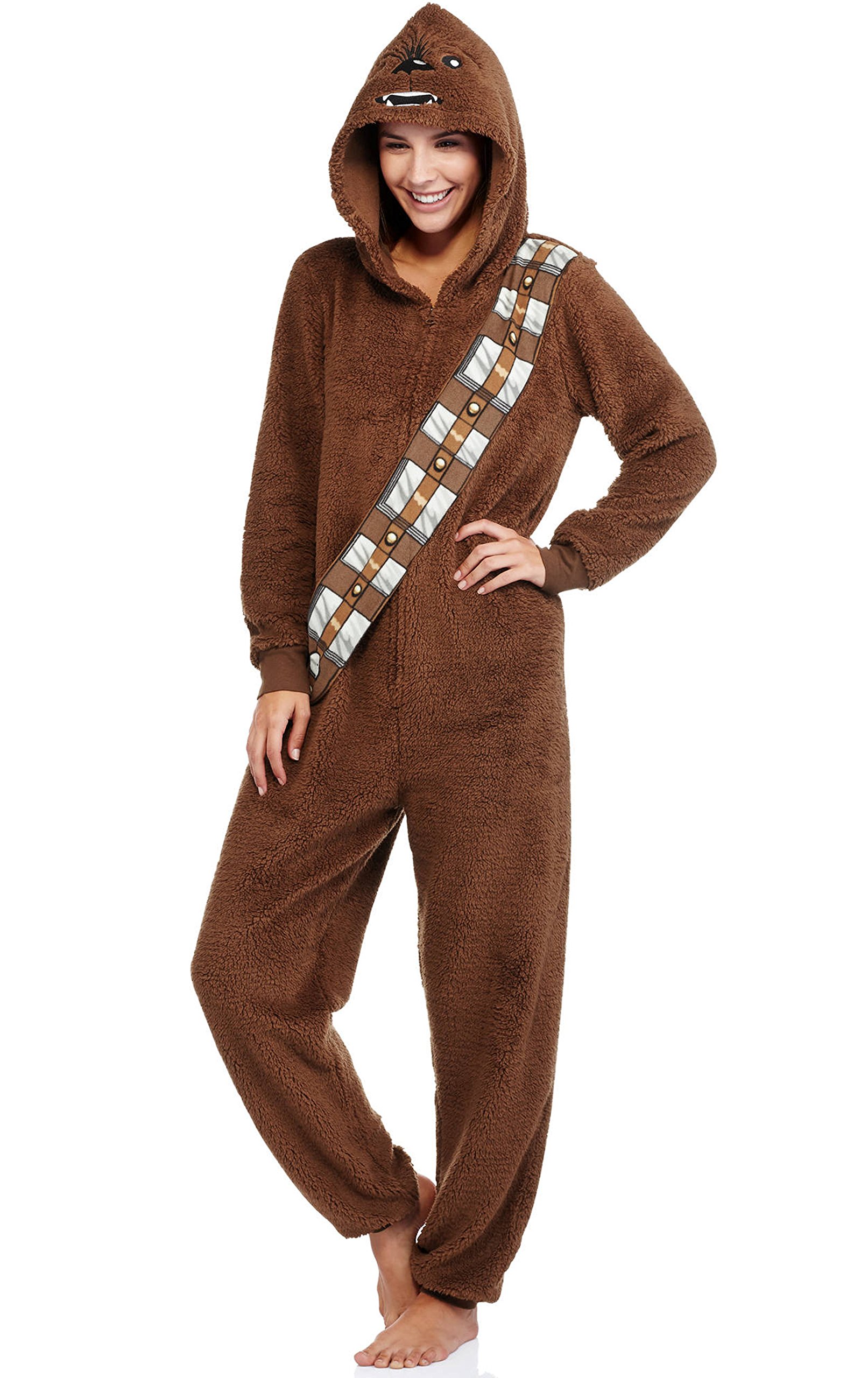 Star Wars Chewbacca Women's Pajama Union Suit One Piece Sleepwear