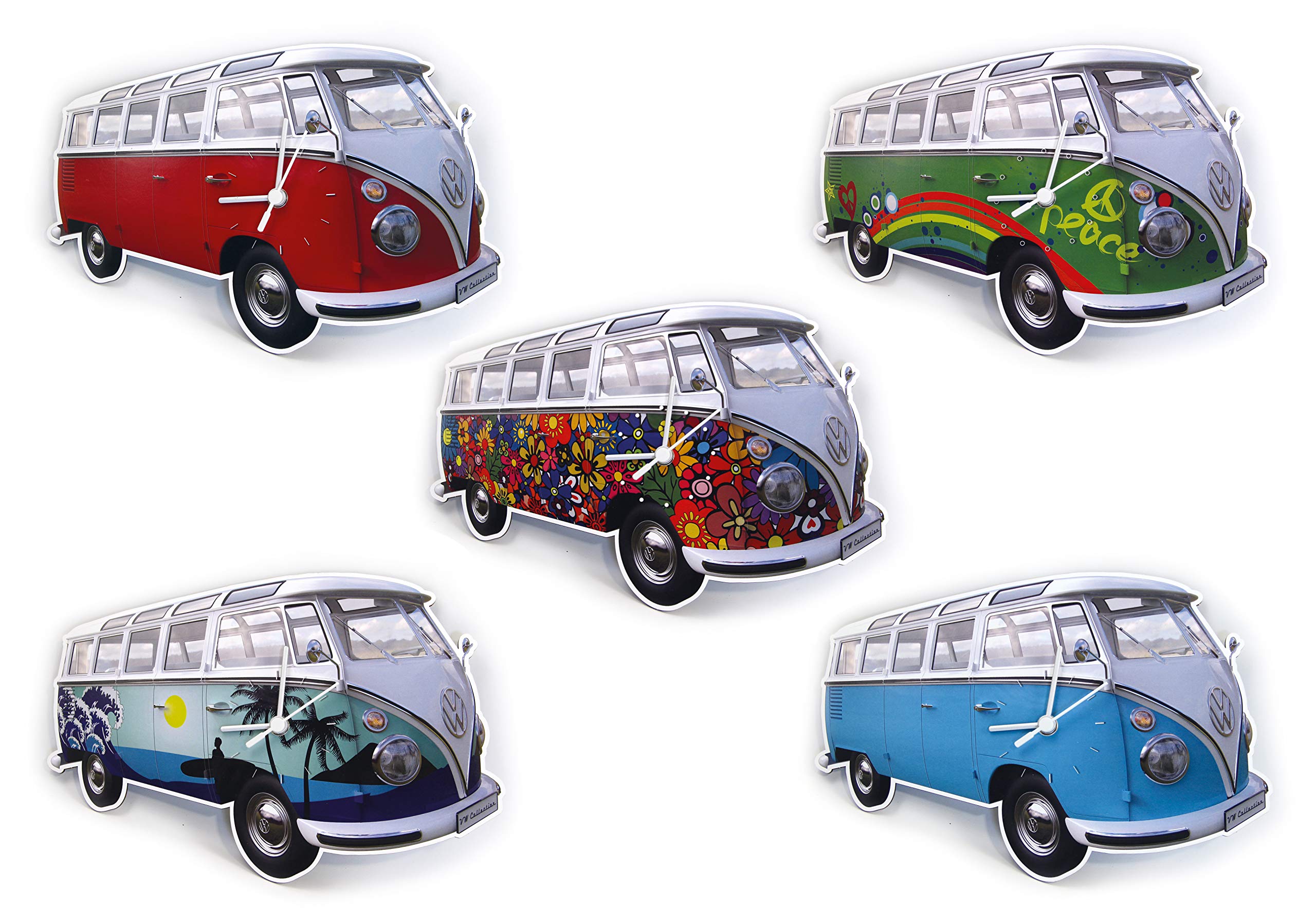 Porta Fazzoletti Volkswagen T1 Bus Design - Colore Peace/Verde, Licenza Ufficiale - Foto 2