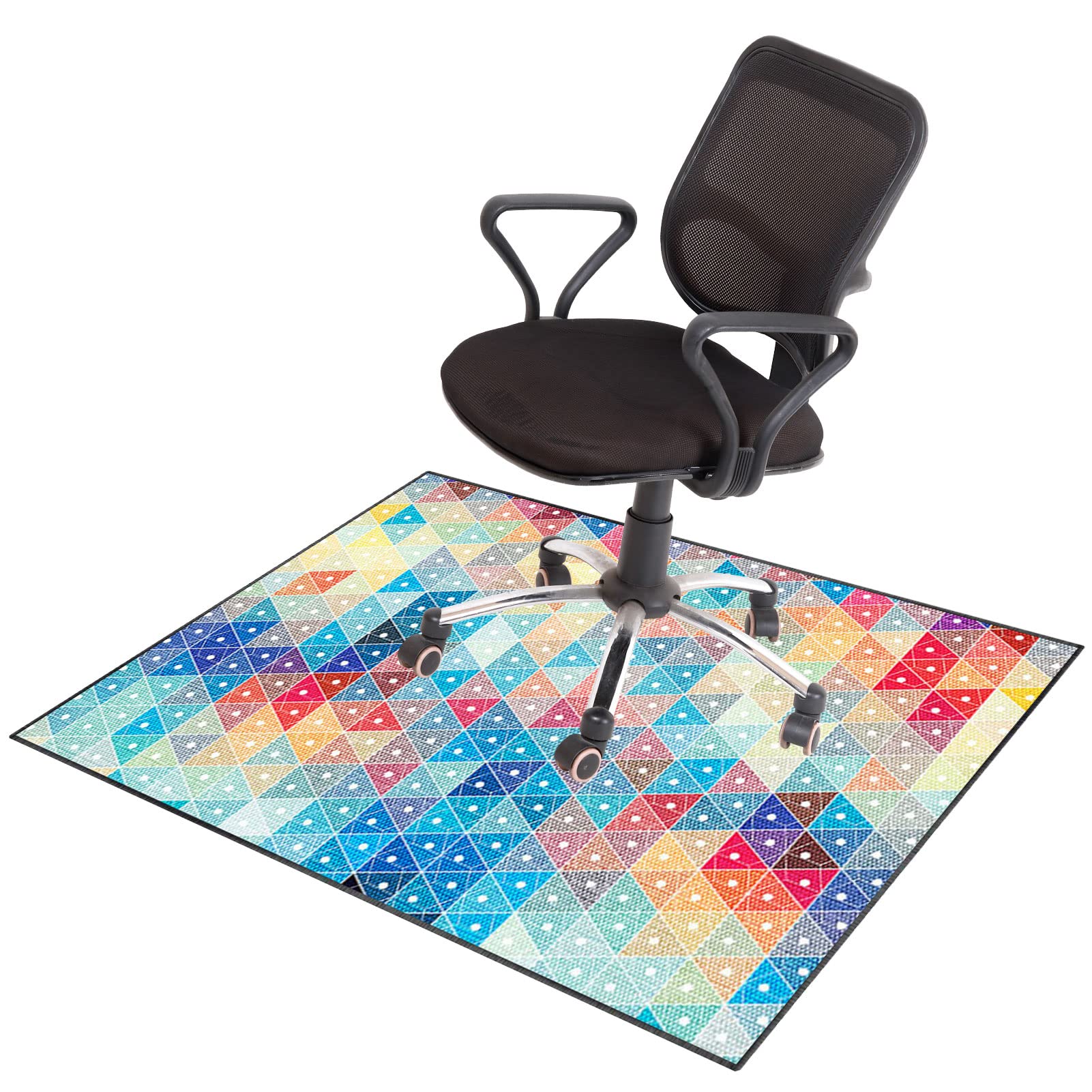 EYZO 120 × 160 cm Office Chair Mat For Hardwood Floor Mat For Carpeted Floor Protector Mat For Desk Chair Computer Chair Mat Protector Chair Carpet For Home And Office Protects Floors Anti-skidding