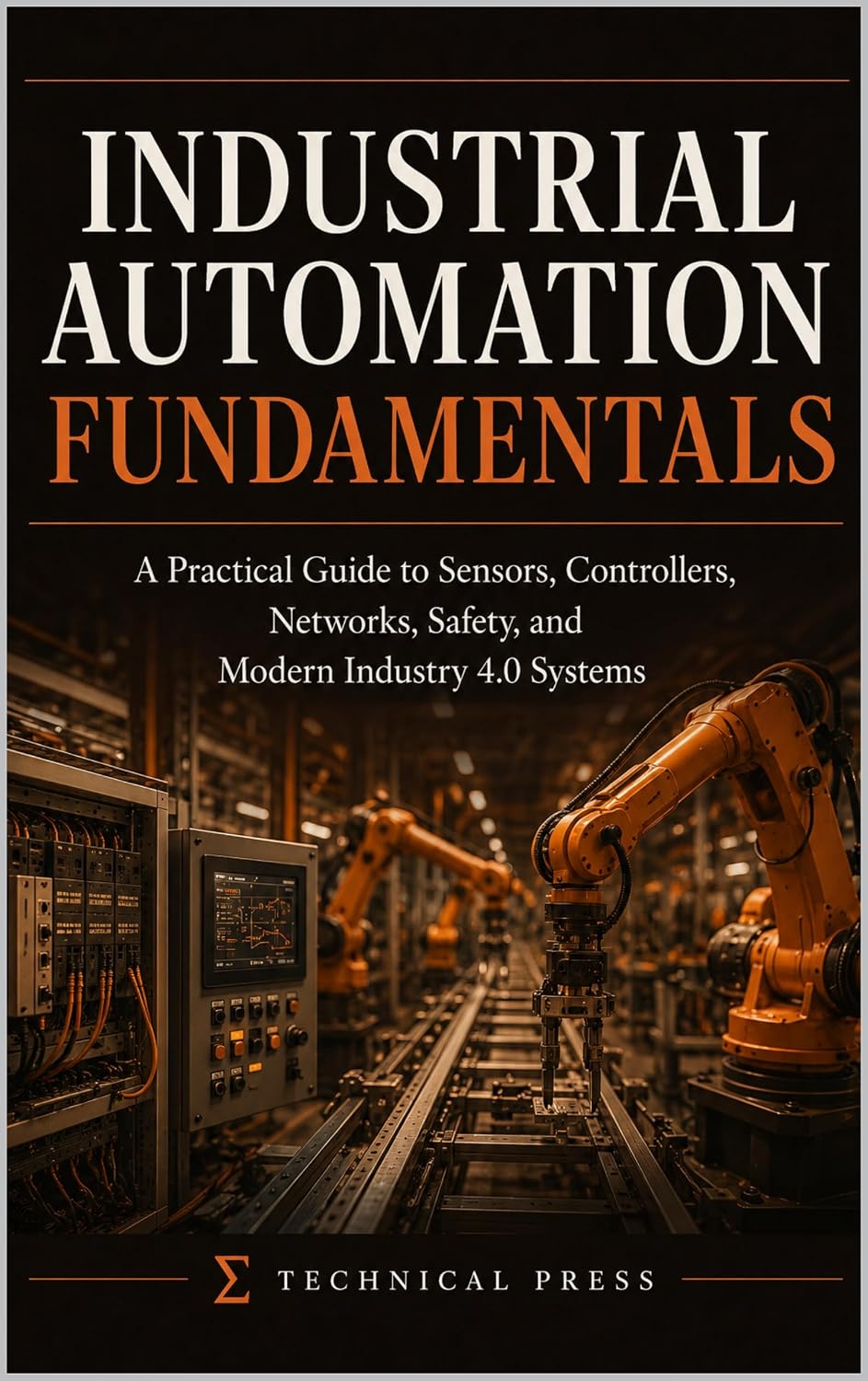 Industrial Automation Fundamentals: A Practical Guide to Sensors, Controllers, Networks, Safety, and Modern Industry 4.0 Systems