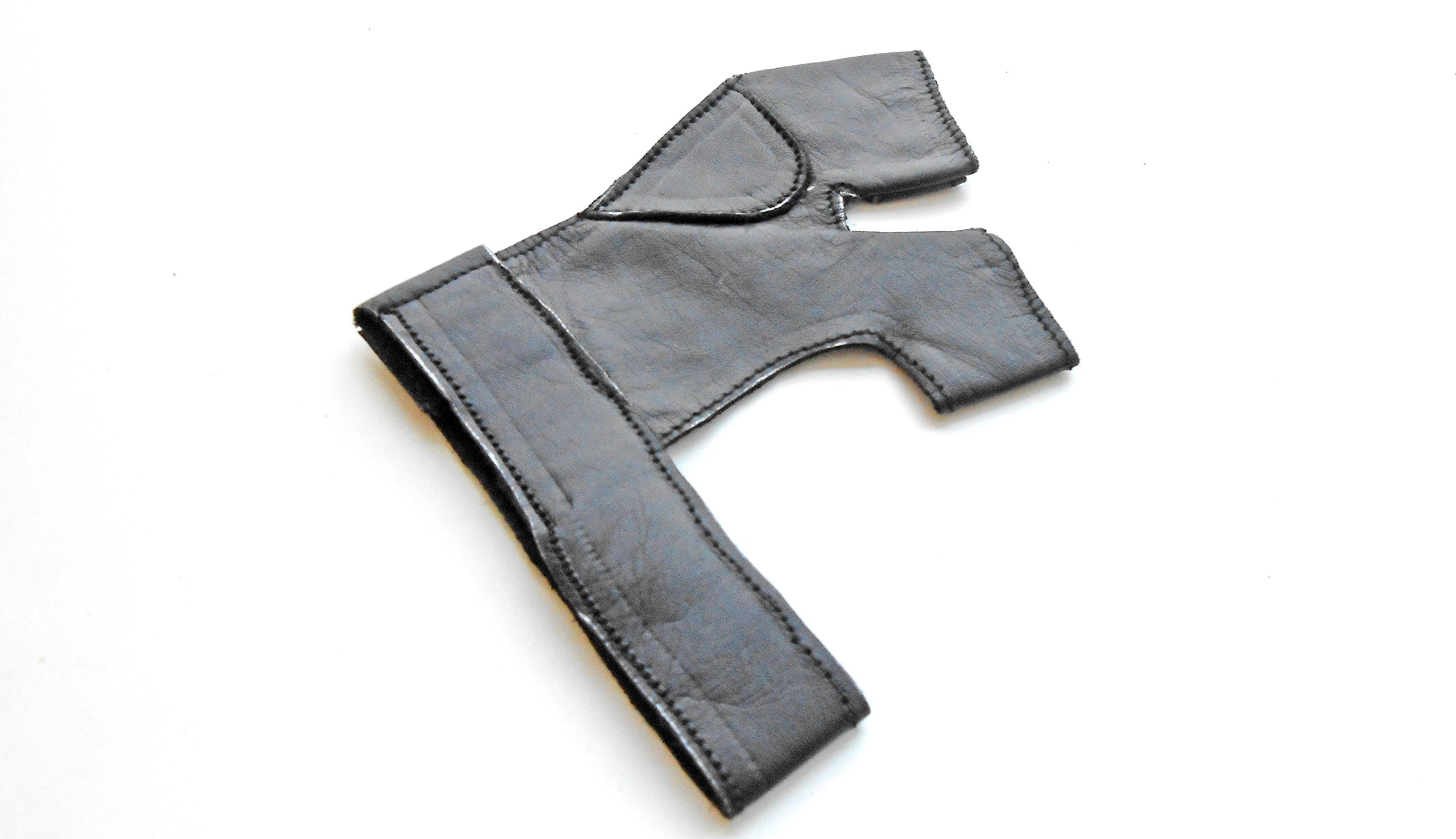 Gant 3 Doigts pour le Tir à l'Arc Neet Fg-2L Daim-Cuir X-Small Marron