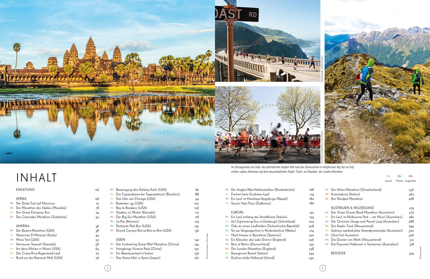 LONELY PLANET Bildband Legendäre Laufstrecken: Die 50 außergewöhnlichsten Events und Routen weltweit