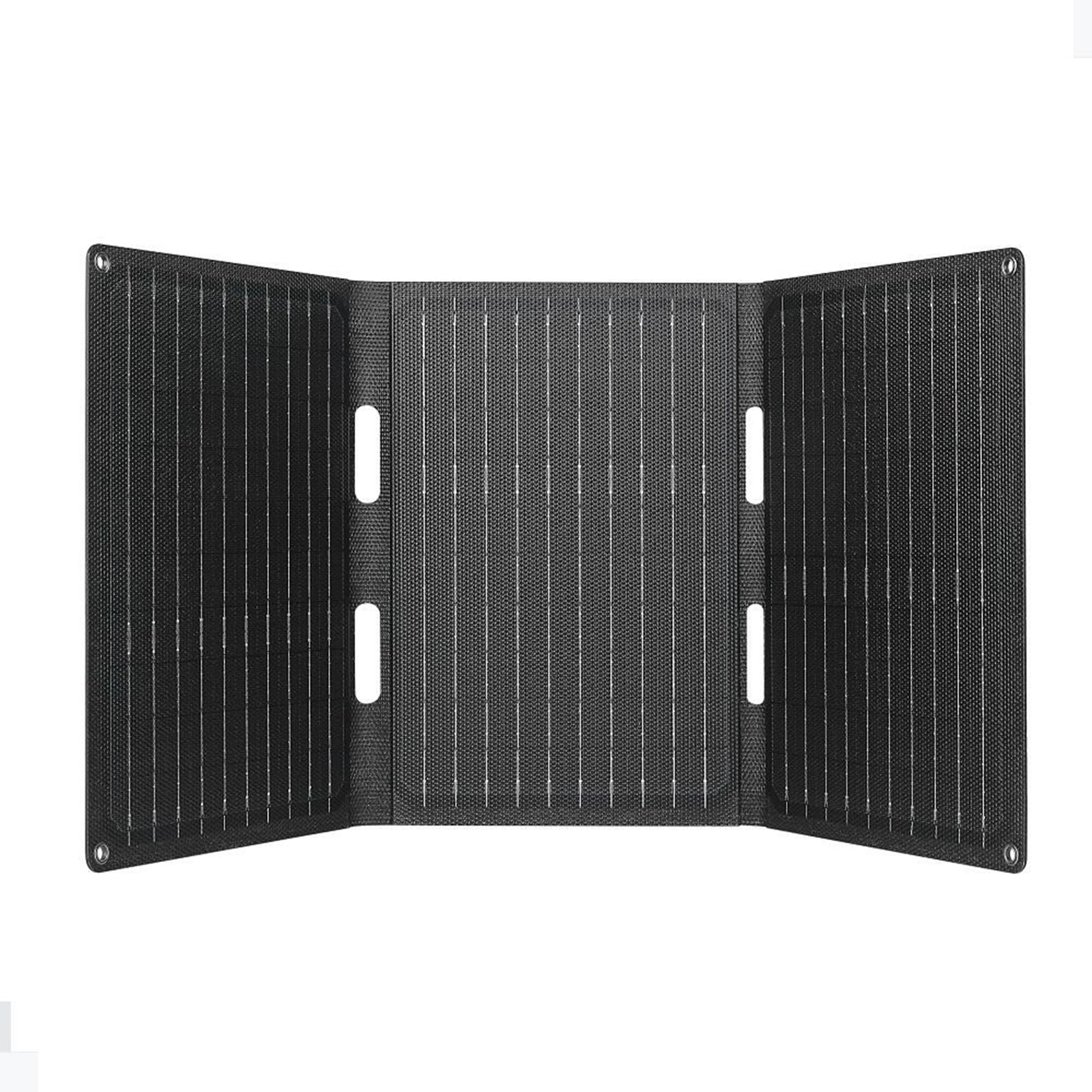 Panel solar ETFE de 30 W, plegable portátil, resistente al agua IPX6