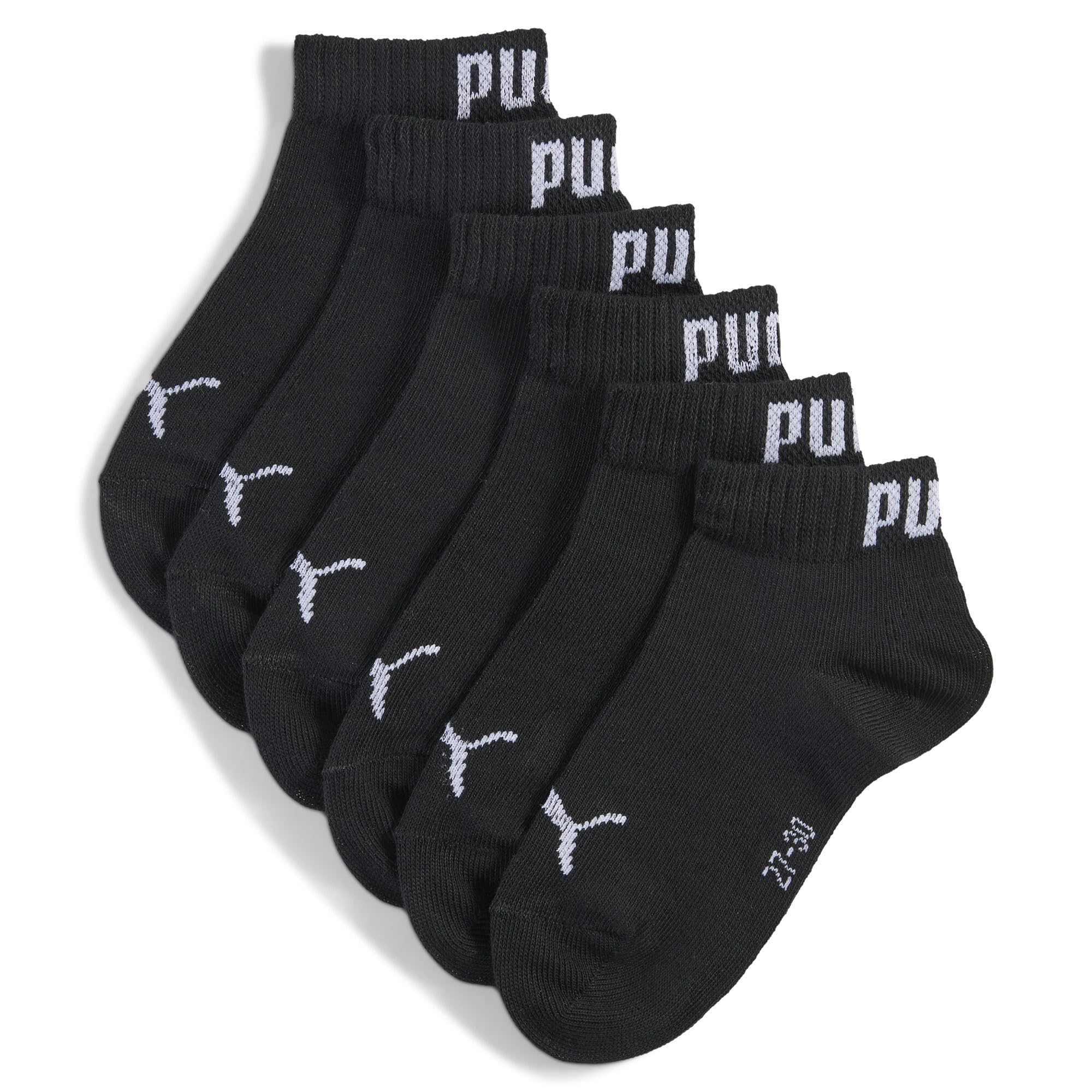 PUMA Quarter 3p Calzini Unisex - Bambini e ragazzi (Pacco da 3)