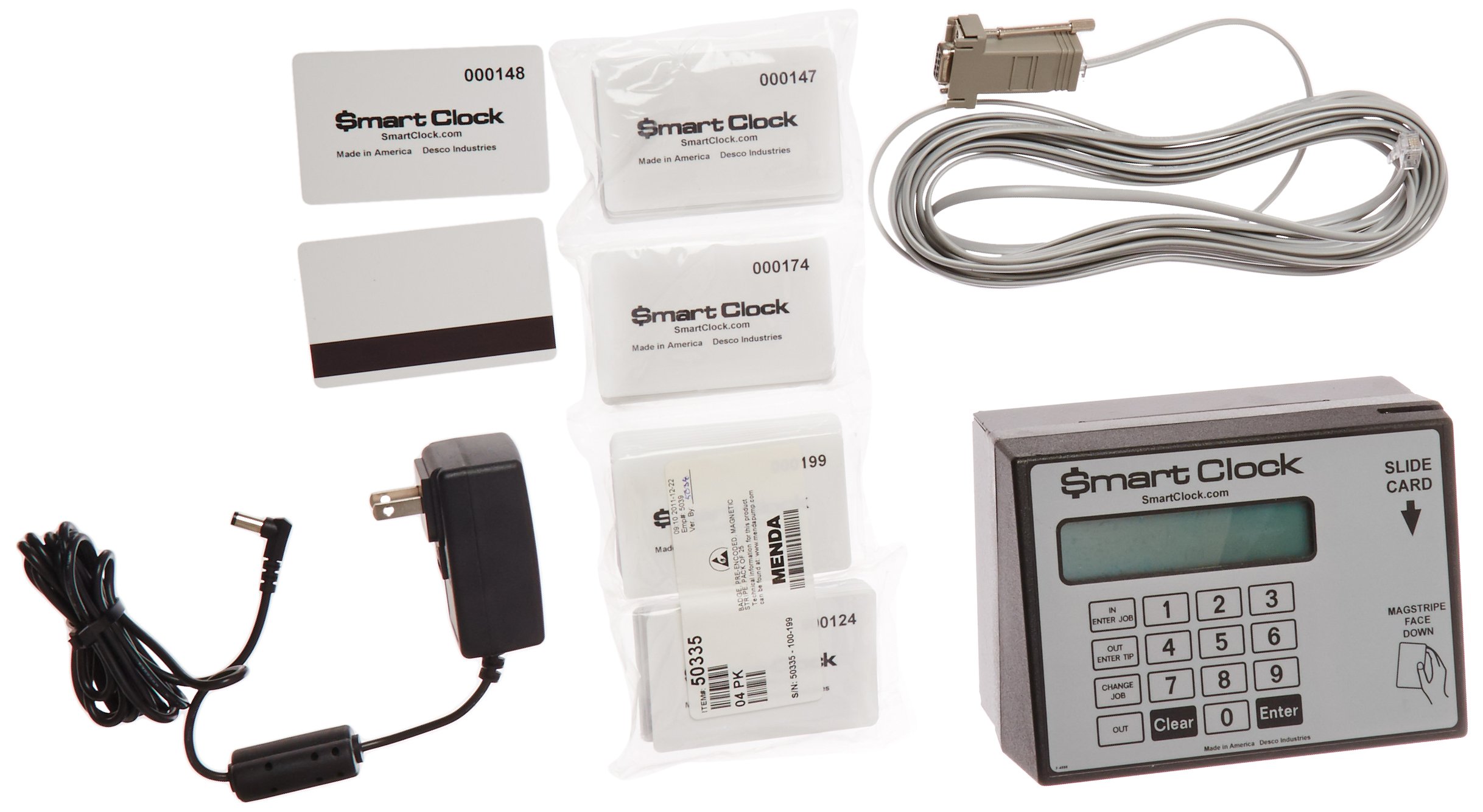 Smart Clock 50150 Keypad, Magstripe, OTB Software, Badges Package