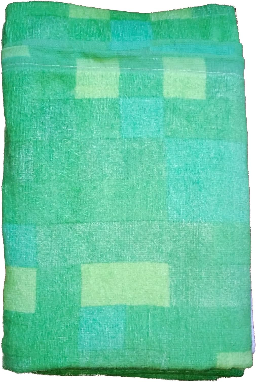 Sqweeto Beach Towel 28x55 in. - Green Grass Pixel Design