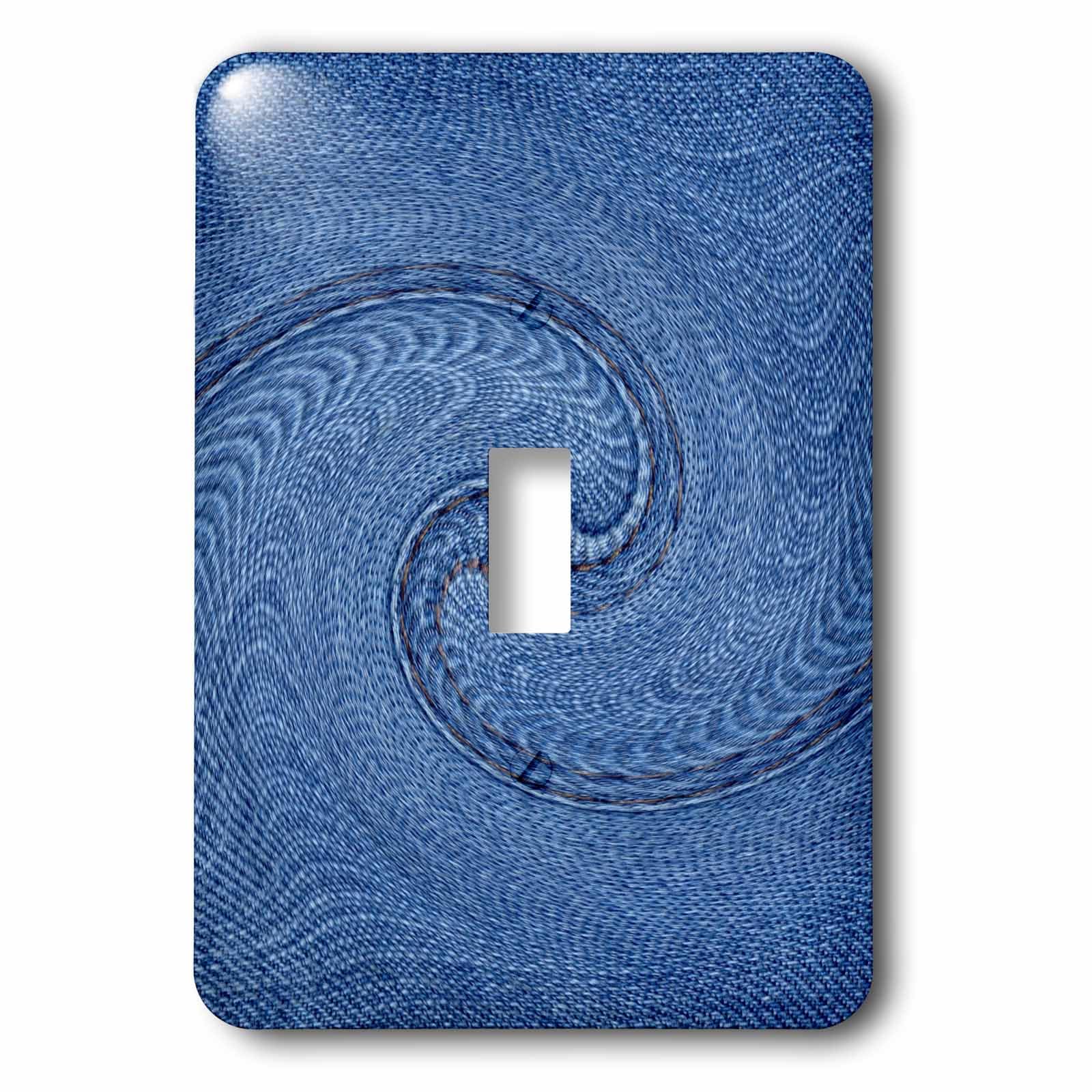 Finis les interrupteurs blancs tristes ! Découvrez le modèle denim 3dRose