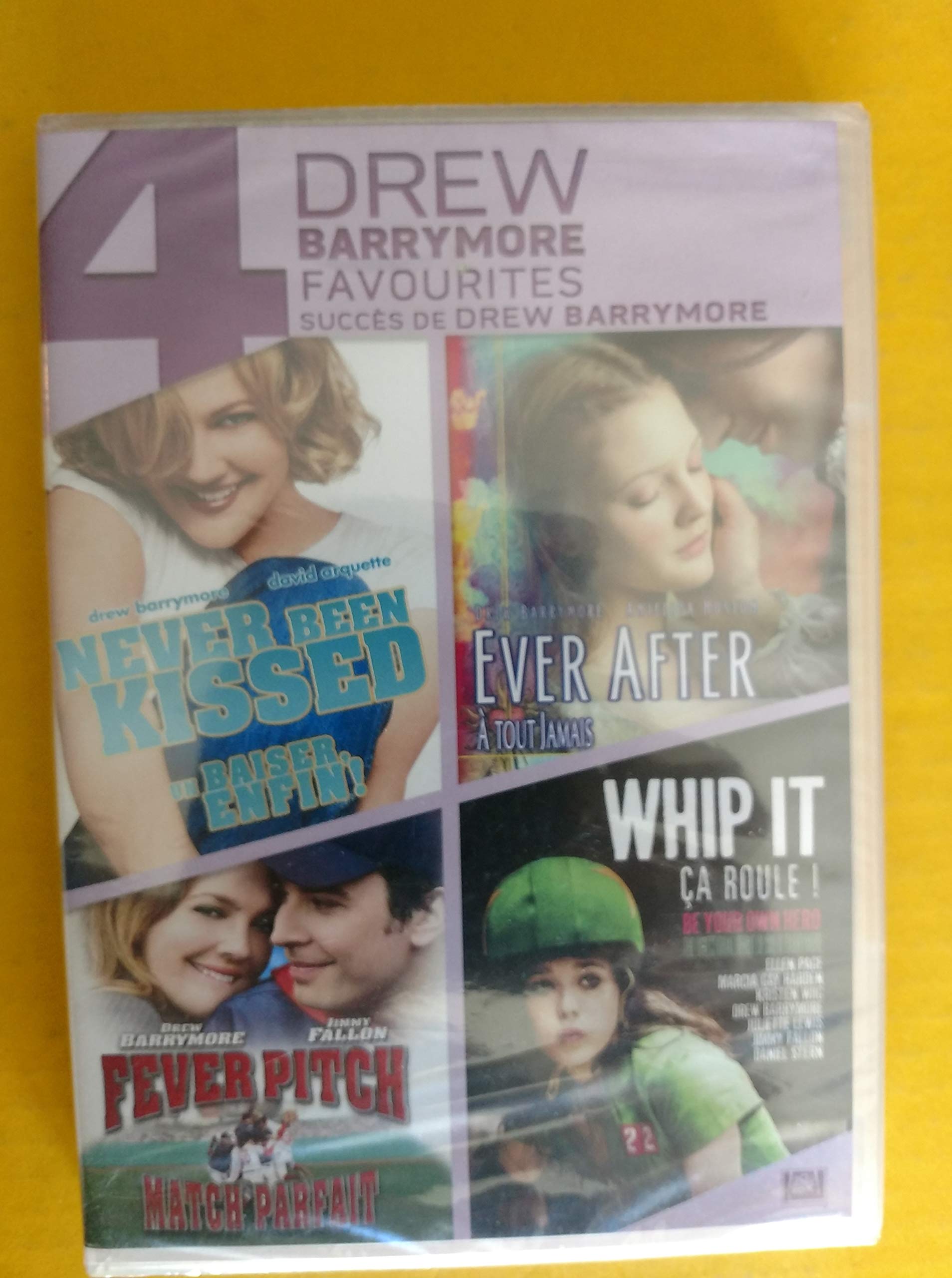 4 Film Favorites: Drew Barrymore (4FF) (Never Been Kissed, Ever After, Fever Pitch, Whip It) [DVD]