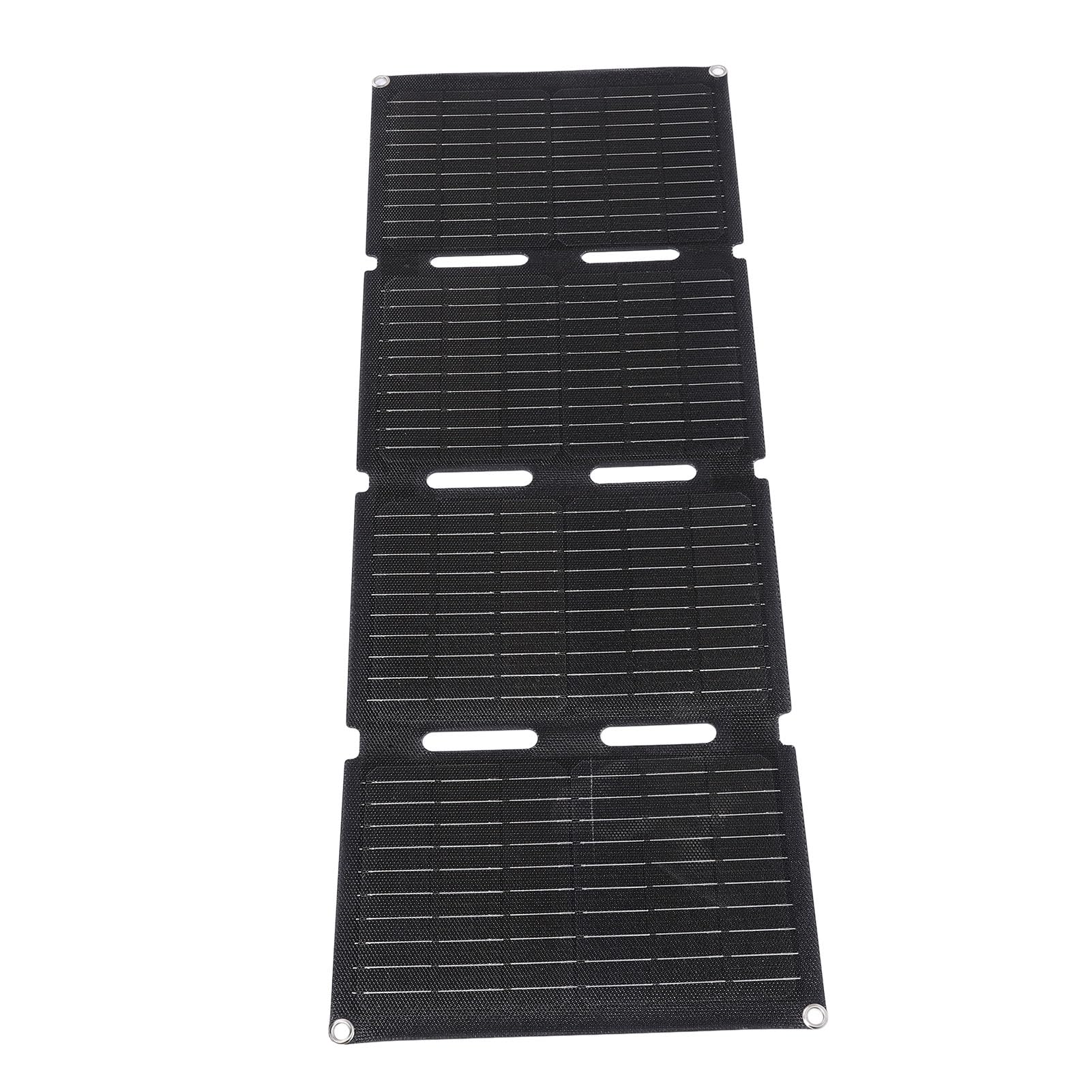 Caricatore a Pannello Solare Pieghevole da 80 W Pannello Solare USB Monocristallino Portatile Impermeabile Ed Efficiente per L'escursionismo in Campeggio