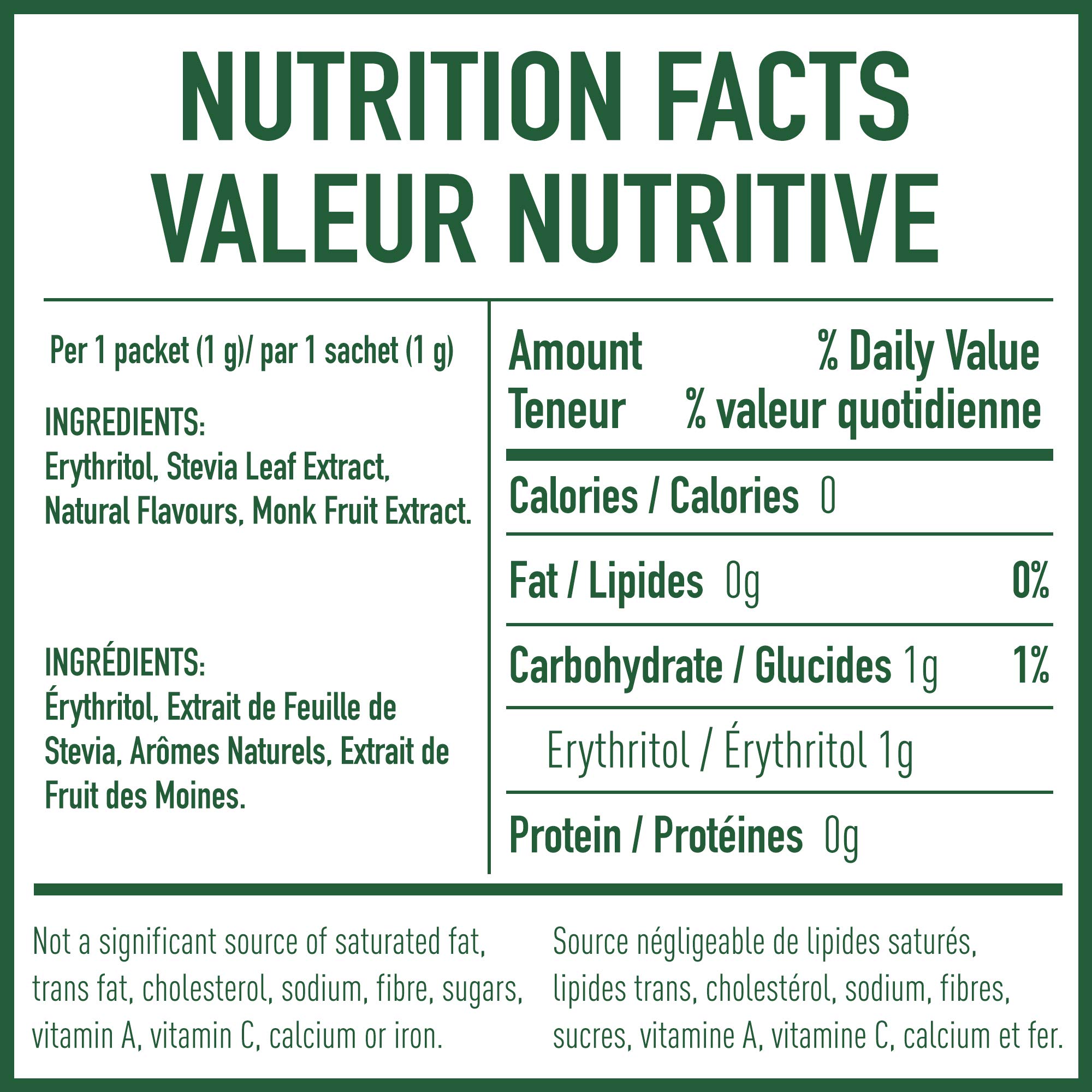 Whole Earth Sweetener Company Stevia & Monk Fruit Sweetener, Erythritol Sweetener, Sweet Leaf Stevia Packets, Sugar Substitute, Natural Sweetener, 80-Count - 3