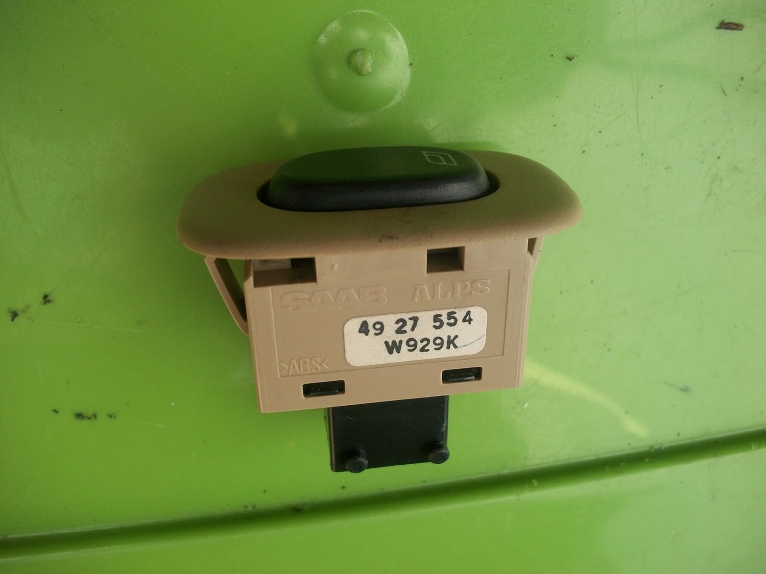 Saab Rear Window Switch 4927554 Automotive