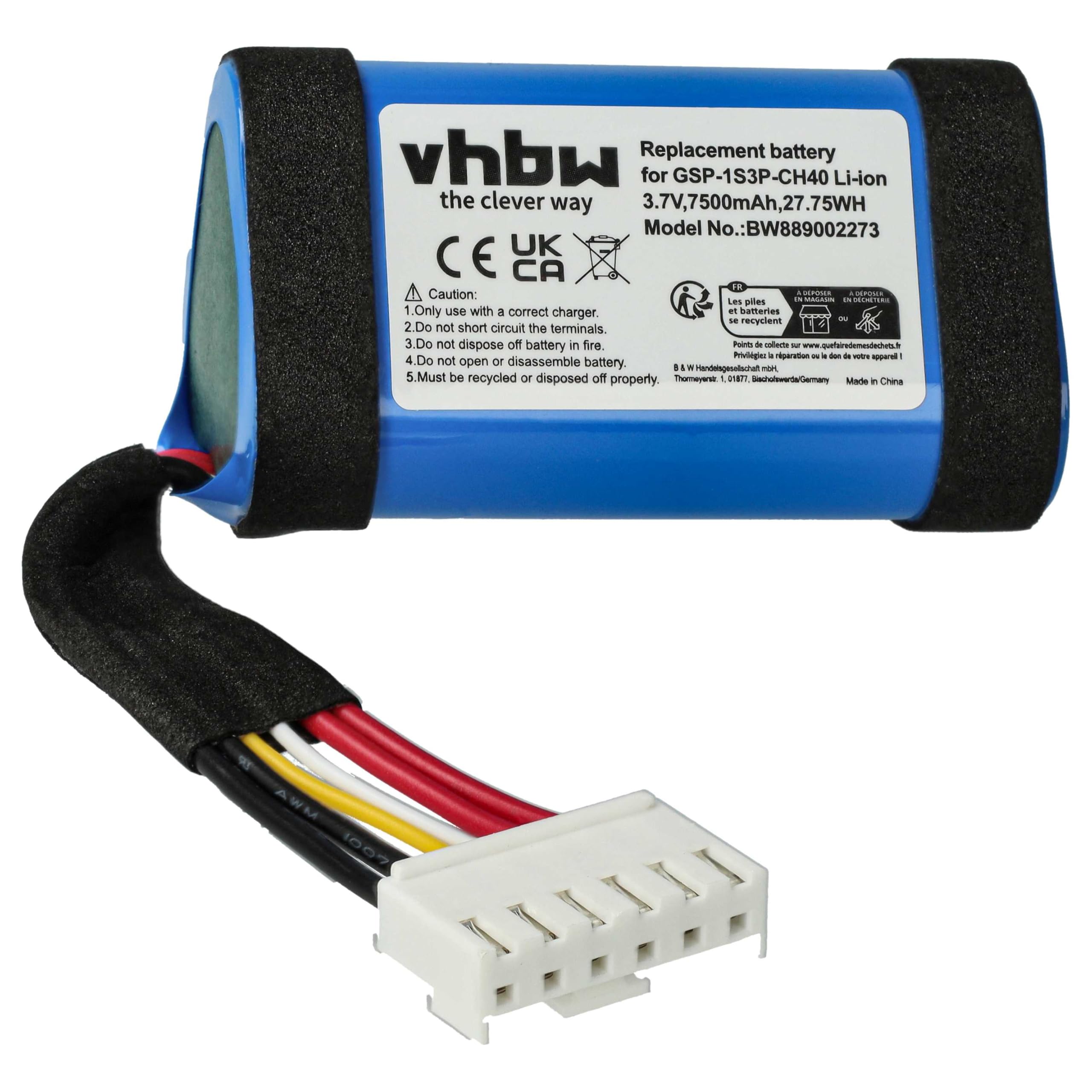 Batteria Di Ricambio Per Altoparlante JBL Xtreme 2 - 6800mAh, 7,4V
