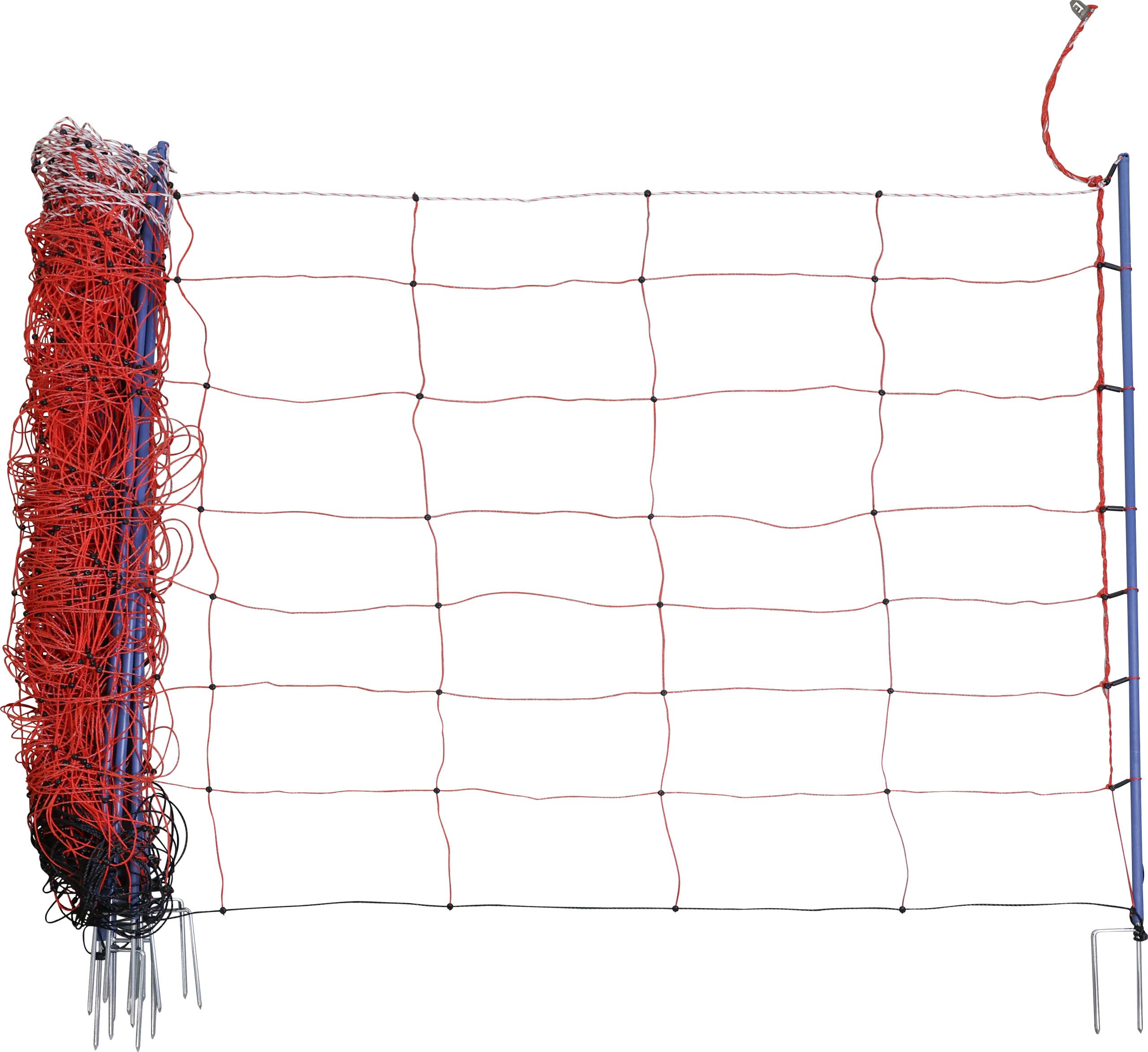 AKO Fencing Filet OviNet Premium, 50m Orange, 108 cm, Double Pointe