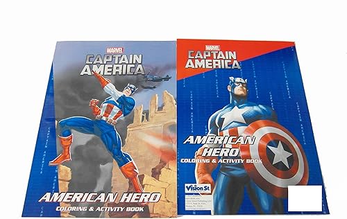 Miniatura 4 de Set de regalo – Para niños de 3 años Marvel Dc Marvel Coloring and Activities Book Plus 1 Gratis Comic Book Vengadores 10 Capitán AméricaÂ 10