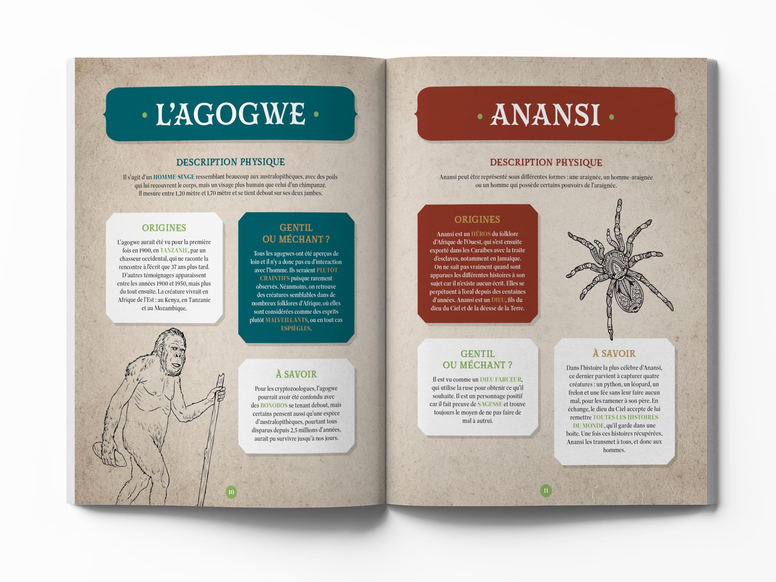 Bestiaire des animaux et créatures fantastiques
