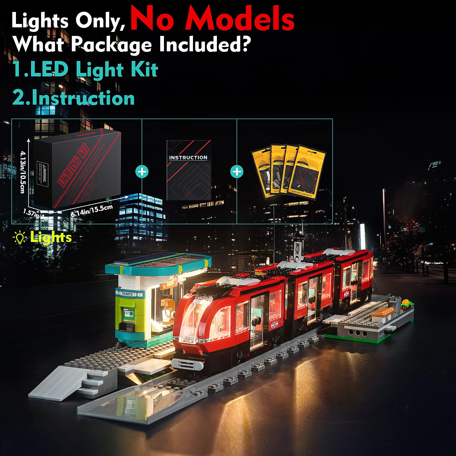 Amazon.com: LocoLee LED Light Kit Compatible with Lego 60423 