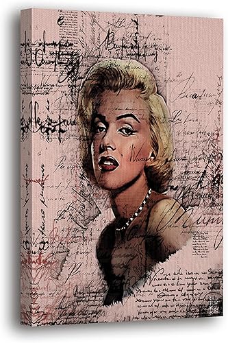 Miniatura 27 de SpiritualHands Marilyn Monroe - Lienzo decorativo para pared y póster – Decoración femenina moderna de maquillaje femenino, impresión de moda
