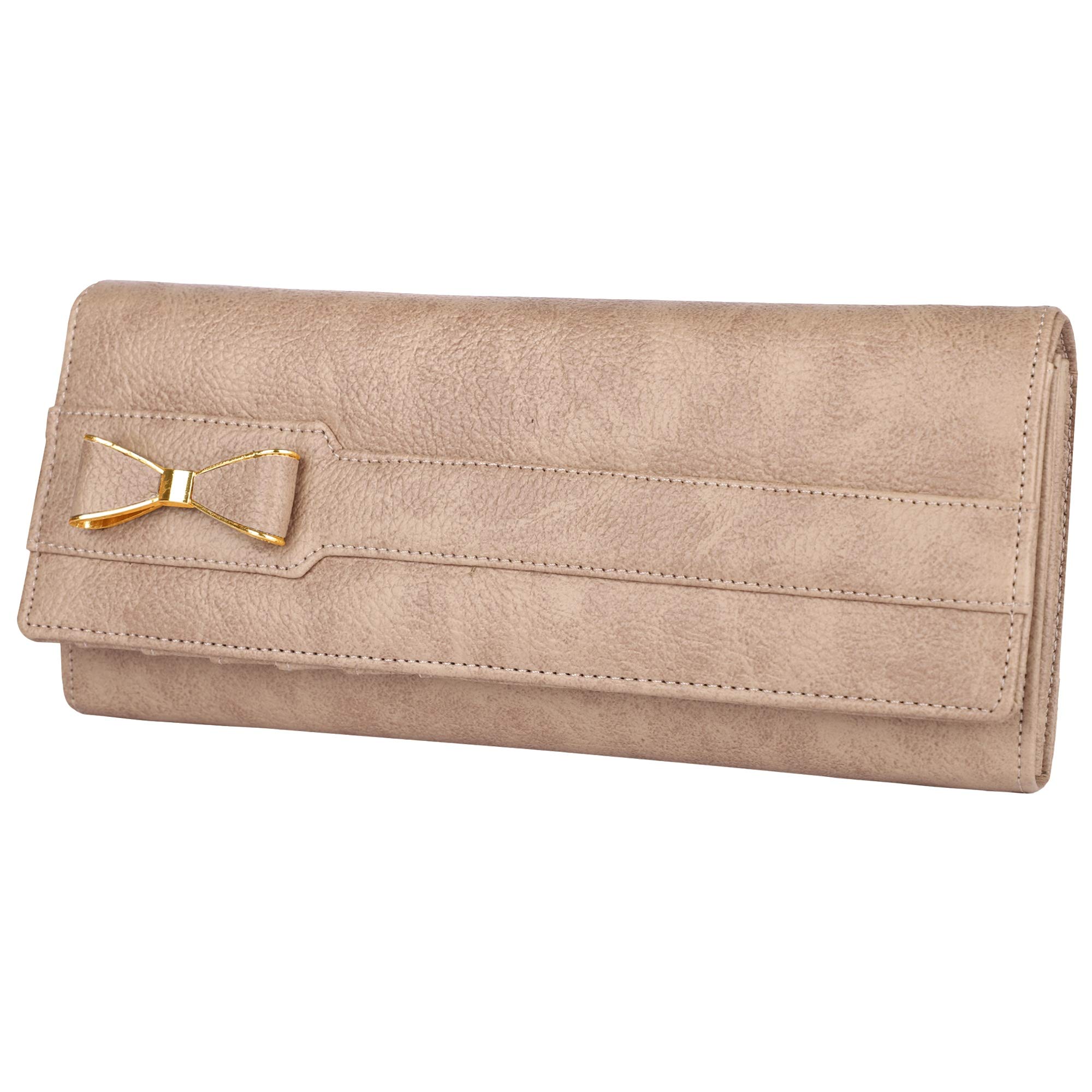 ALSU Womens Leather Clutch Wallet Purse for Women (Beige) (B07Y33BWM6) Amazon Price History, Amazon Price Tracker