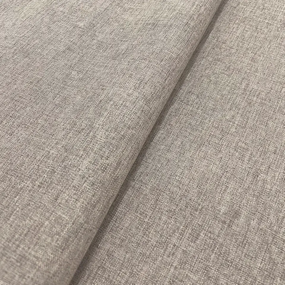 Tecido Linho Sofá Linen Look Bege Acinzentado 1,40m largura