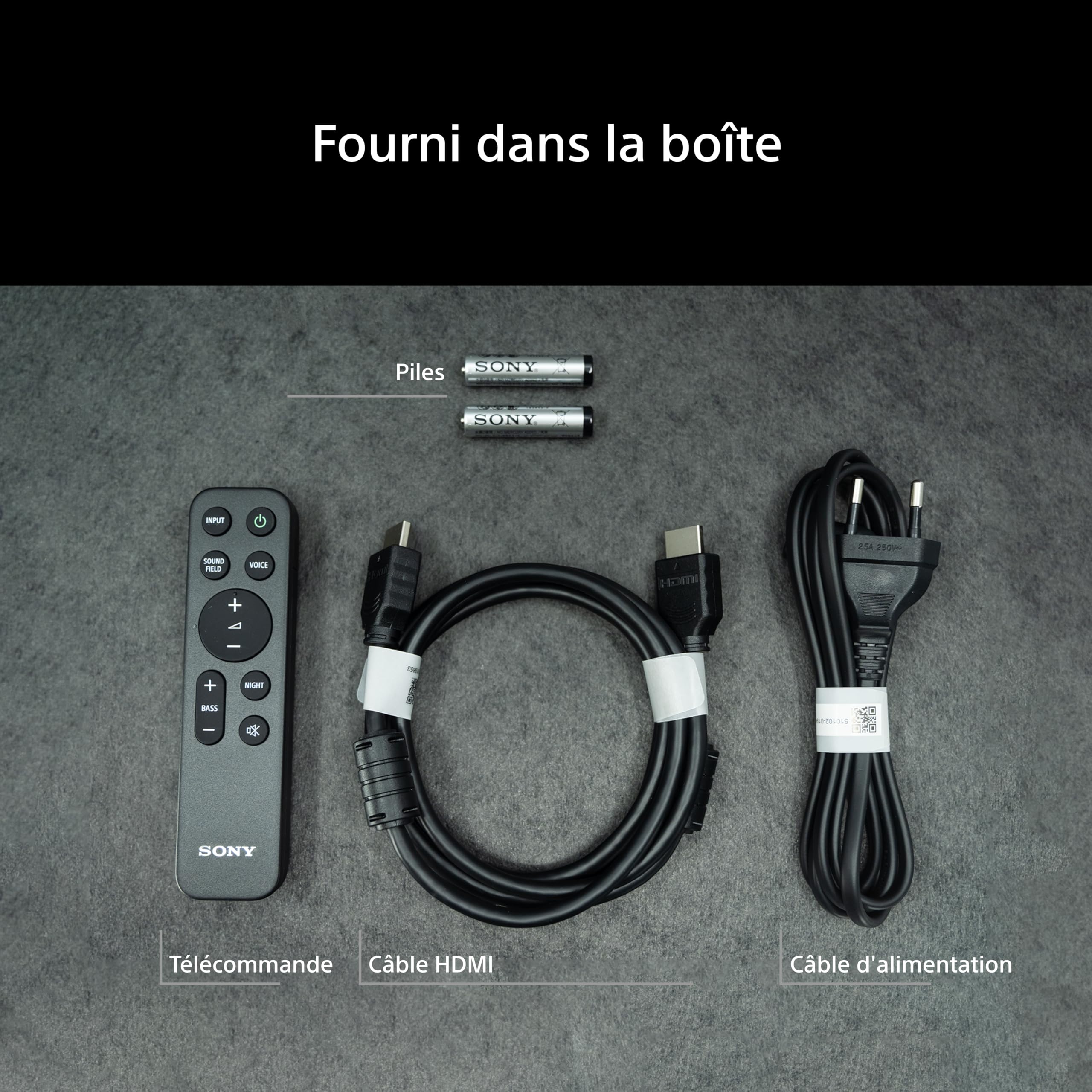 Sony BRAVIA Theatre Bar 5 Barre de Son 3.1 canaux Dolby Atmos DTS:X Bluetooth