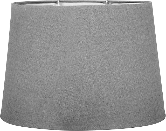 Sema 97122 Lamp shade oval texture/fabric light grey