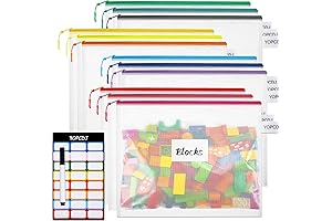 12Pcs Mesh Zipper Storage Bags, Keeps Everything Tidy!