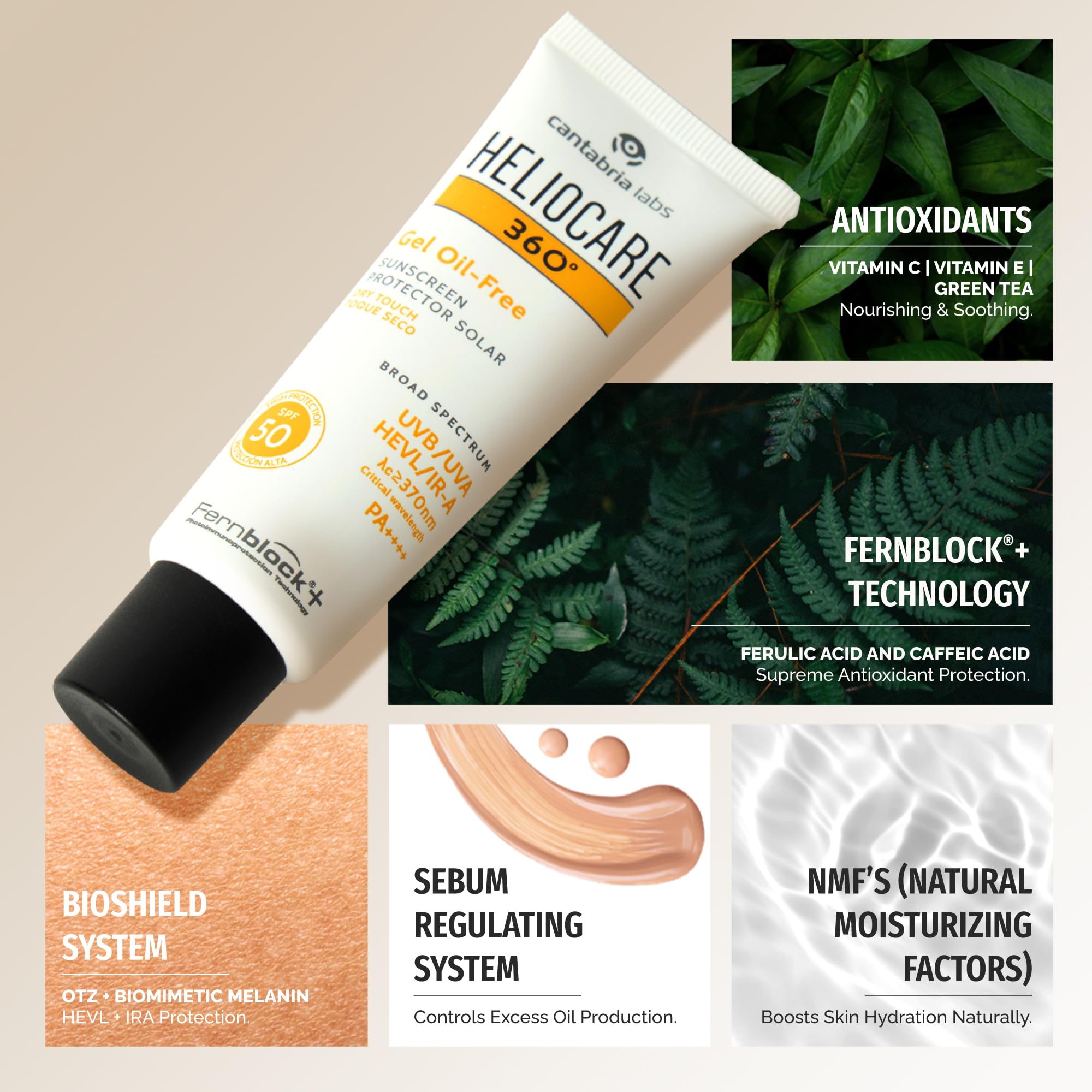 Difa Cooper - Heliocare 360 Gel Oil Free Spf 50-50 ML