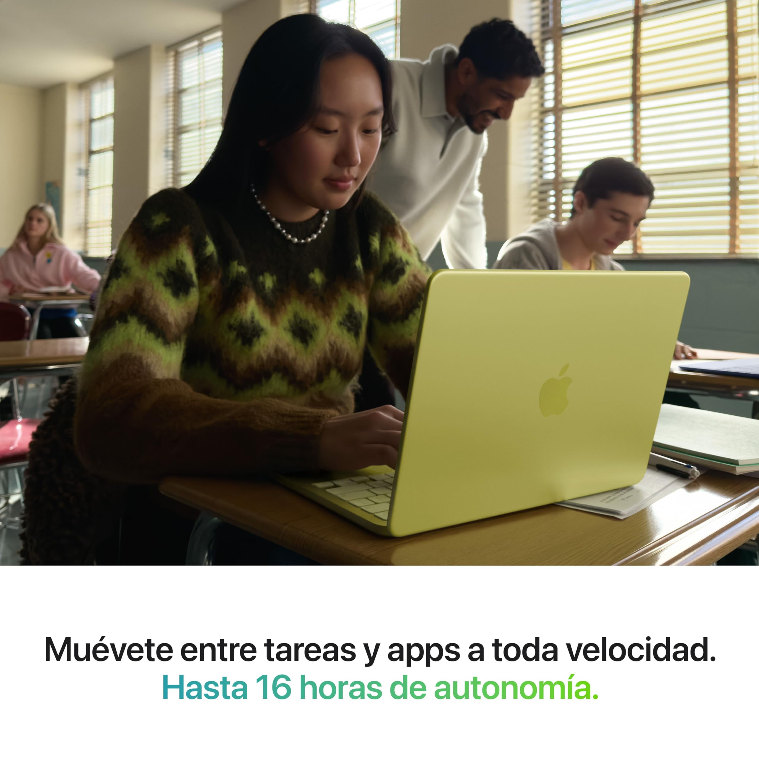 Apple MacBook Neo de 13 Pulgadas con Chip A18 Pro: diseñado para Apple Intelligence, Liquid Retina, 512 GB de Almacenamiento SSD, cámara FaceTime HD a 1080p, Touch ID, Teclado español; Rosa Nube