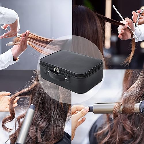 Miniatura 6 de Goldwheat Estuche para cortapelos bolsa de herramientas de peluquería estuche de transporte grande