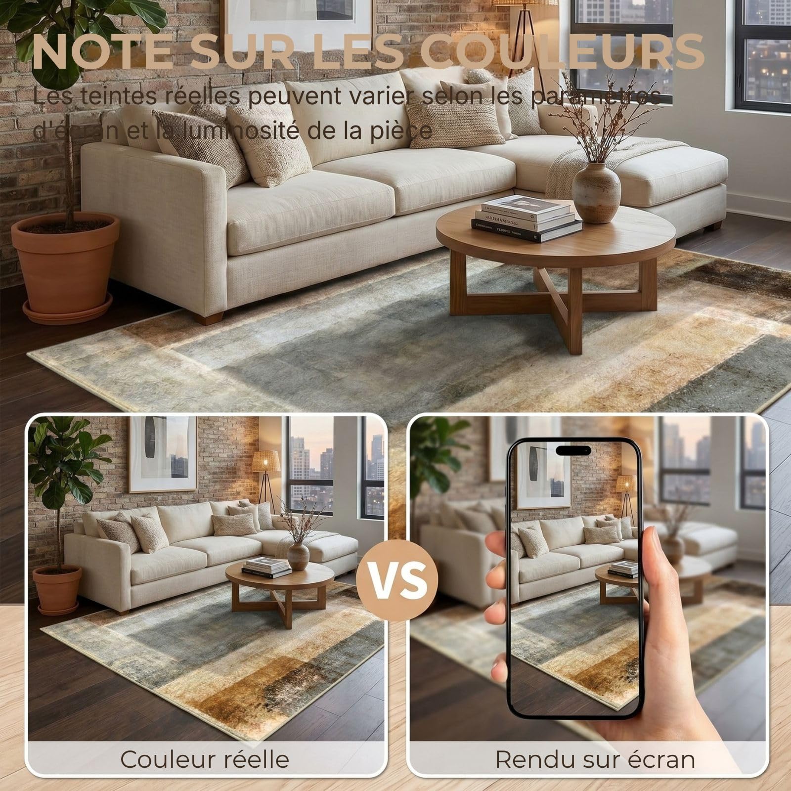 Alfombra Salón Lavable en Lavadora, Alfombra Moderna Abstracta Grande y Suave, Alfombra Dormitorio Antideslizante y Plegable, de Pelo Corto para Comedor y Pasillo, Diseño Artístico