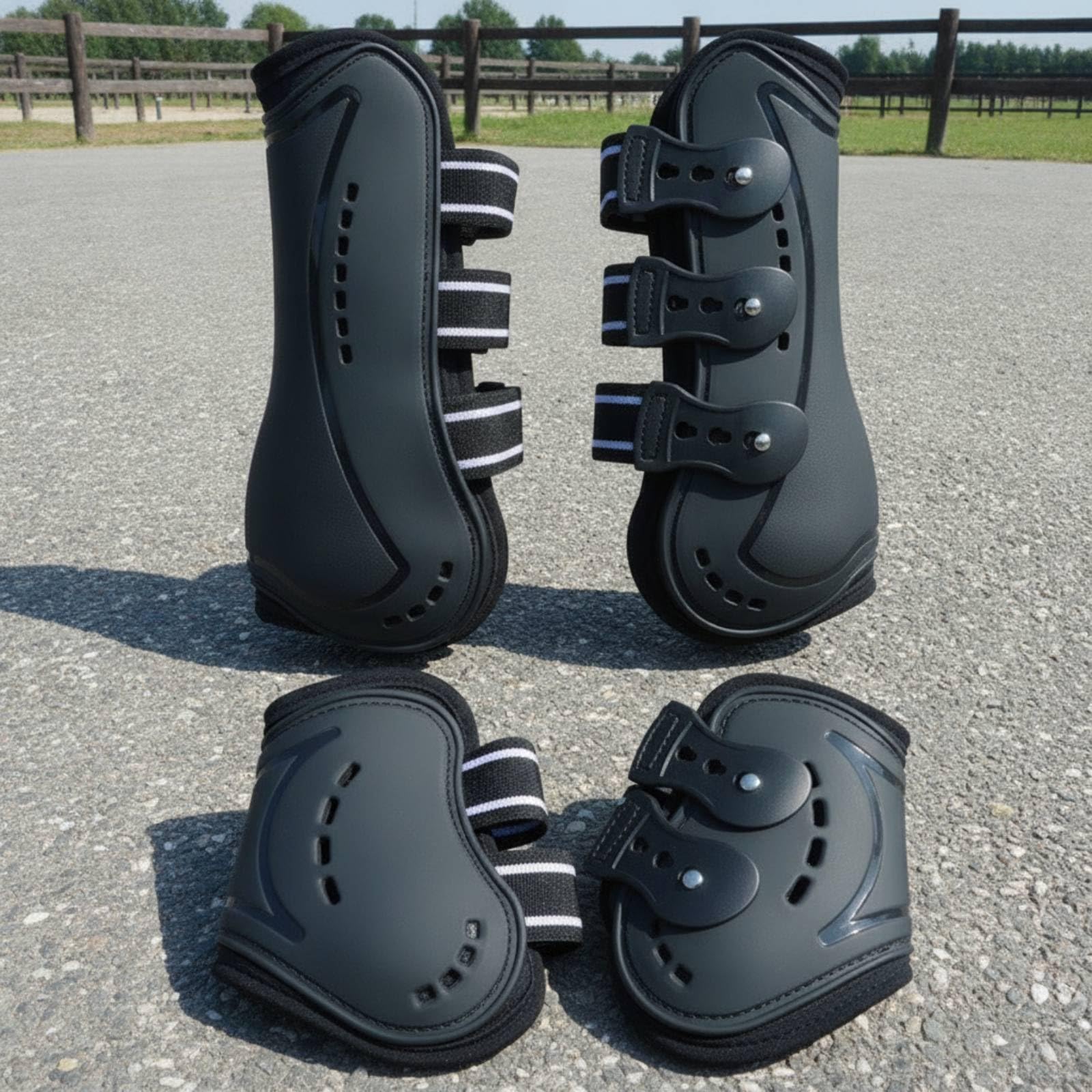 4 Pièces Guêtres Protection Réglable