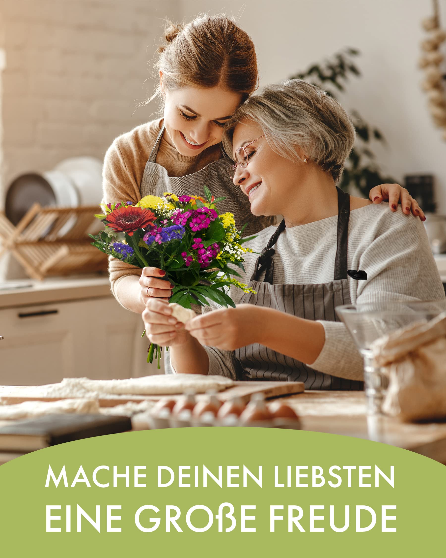 Flora Trans Blumenstrauß zum Muttertag oder einfach mal um Danke zu sagen -Blumenstrauß der Jahreszeit - Lieferung in 1-2 WERKTAGE