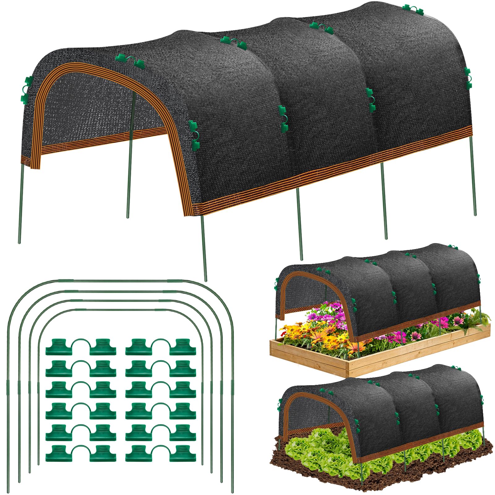 79x40 Garden Shade Kit 70% Cover