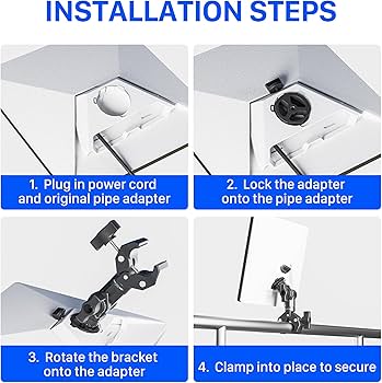 Support Starlink Mini 2025 - Pince Réglable En Alliage D'aluminium Pour Camping-car, Yacht, Caravane