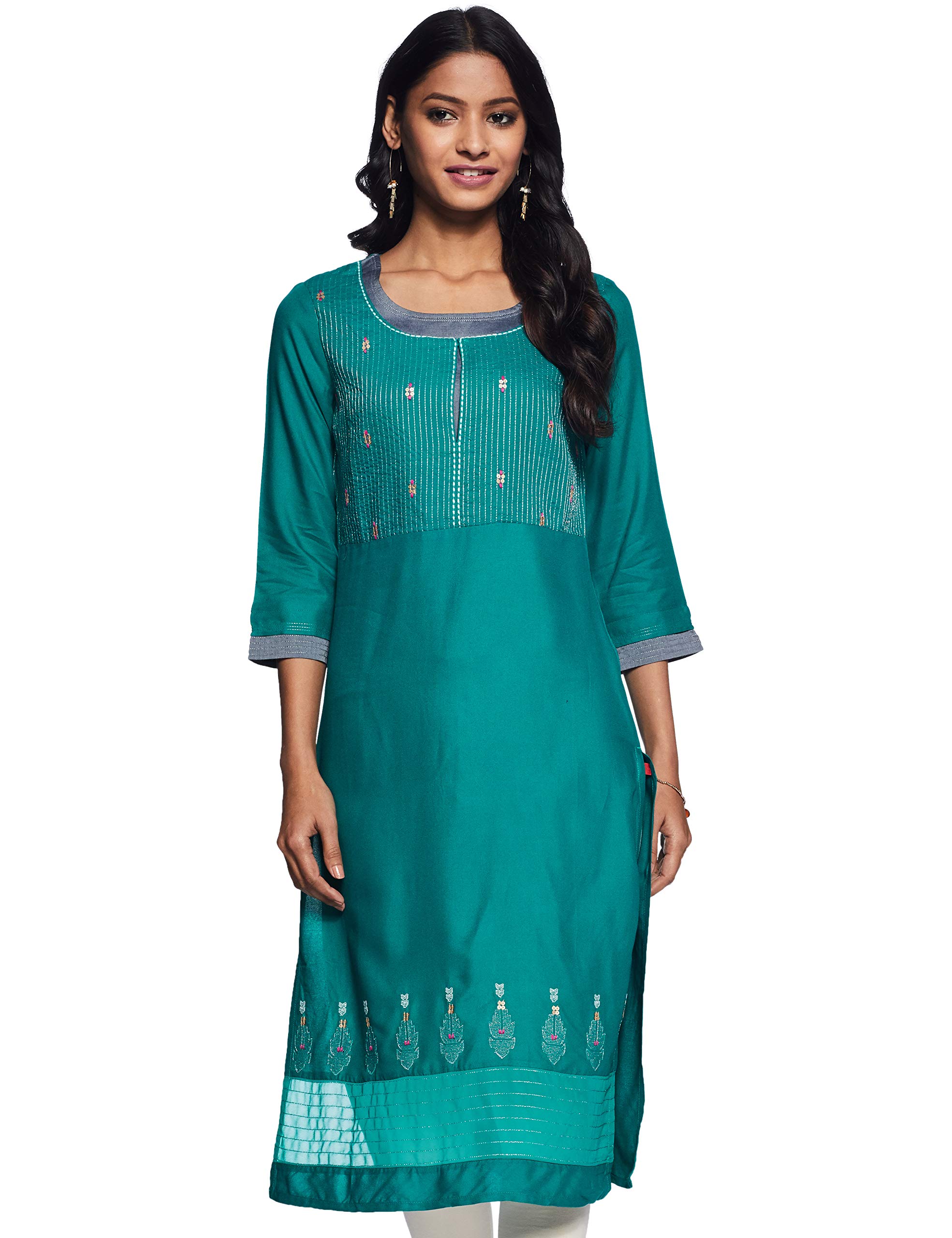 Women's Rayon Straight Fit Straight Kurta