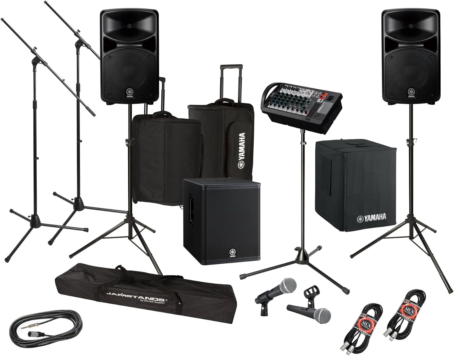 Yamaha stagepas 600i sistema de PA Portátil Bundle con Yamaha dxs15 38