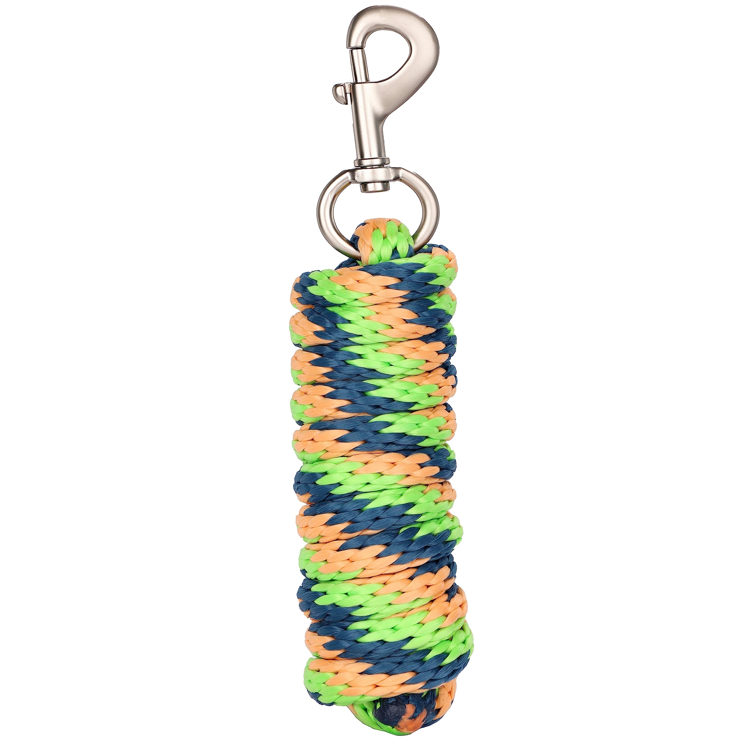 Tricot de guidage pour chevaux avec crochet de panique solide Longueur 2 m Plusieurs designs et couleurs (bleu marine