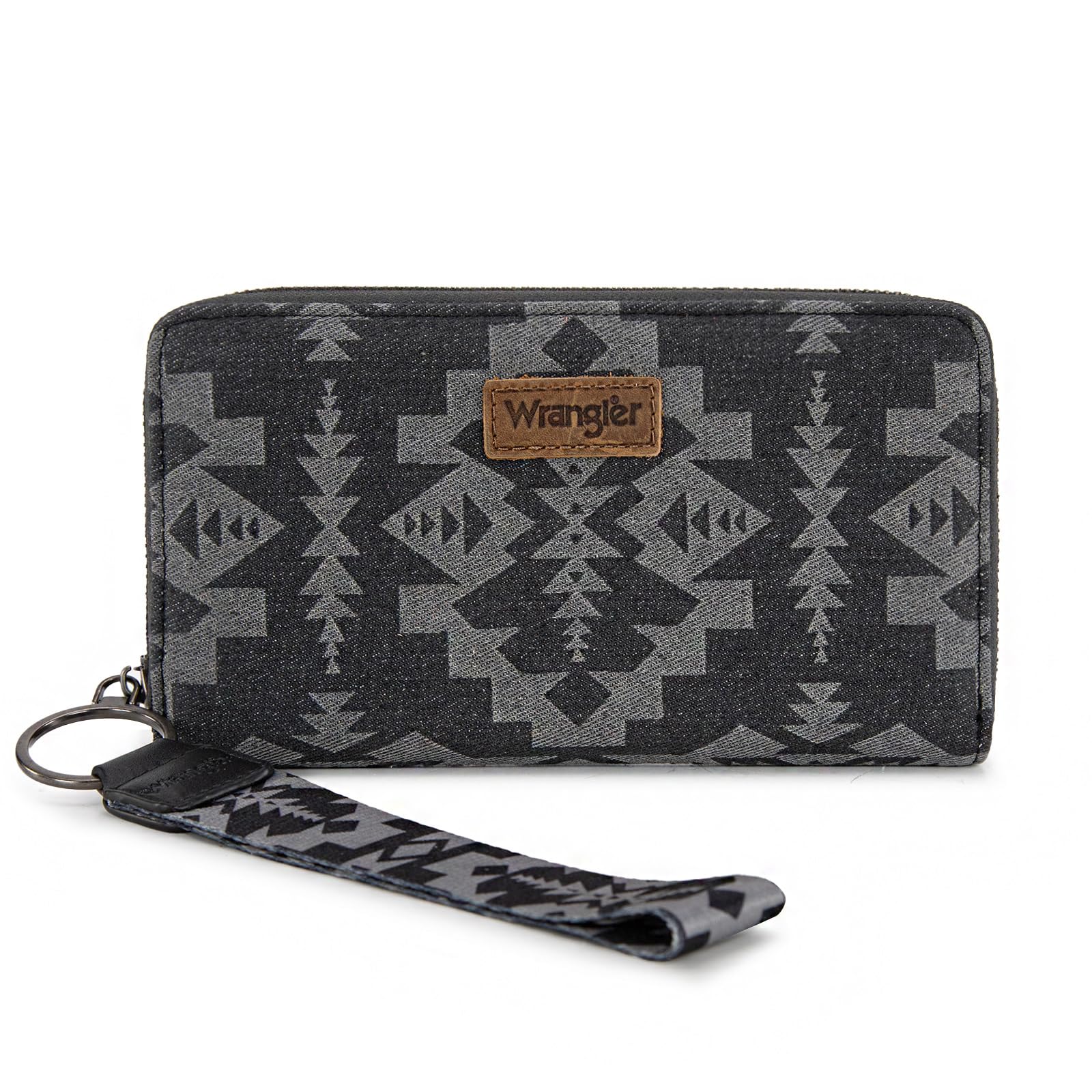 Wrangler Wallet Wristlet Aztec Clutch Long Purse Boho Credit Card Holder Wallet