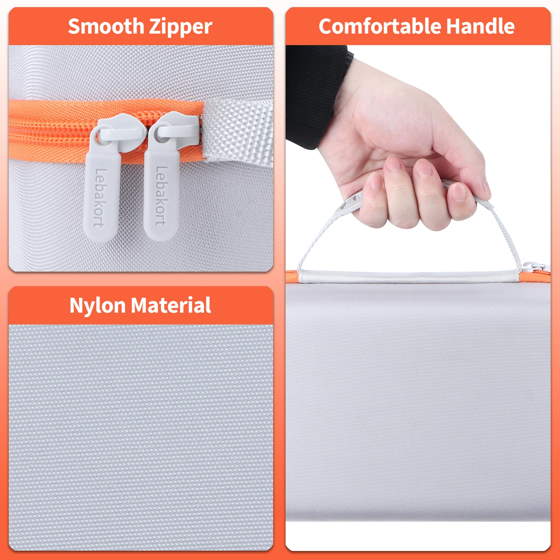 Lebakort Hart Schutz Hülle Etui Tasche für Liene Amber M110 Mini Fotodrucker für Smartphone