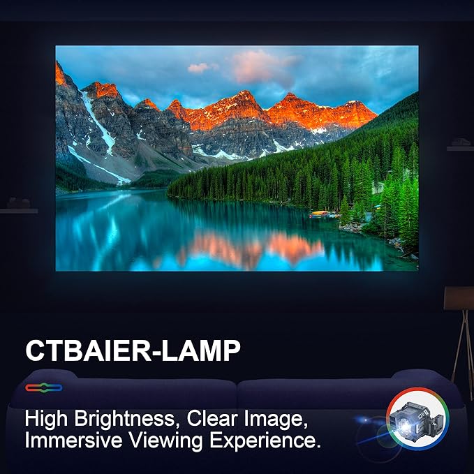 Lámpara de proyector CTBAIER ELP42 para EPSON ELPLP42 miniatura 4