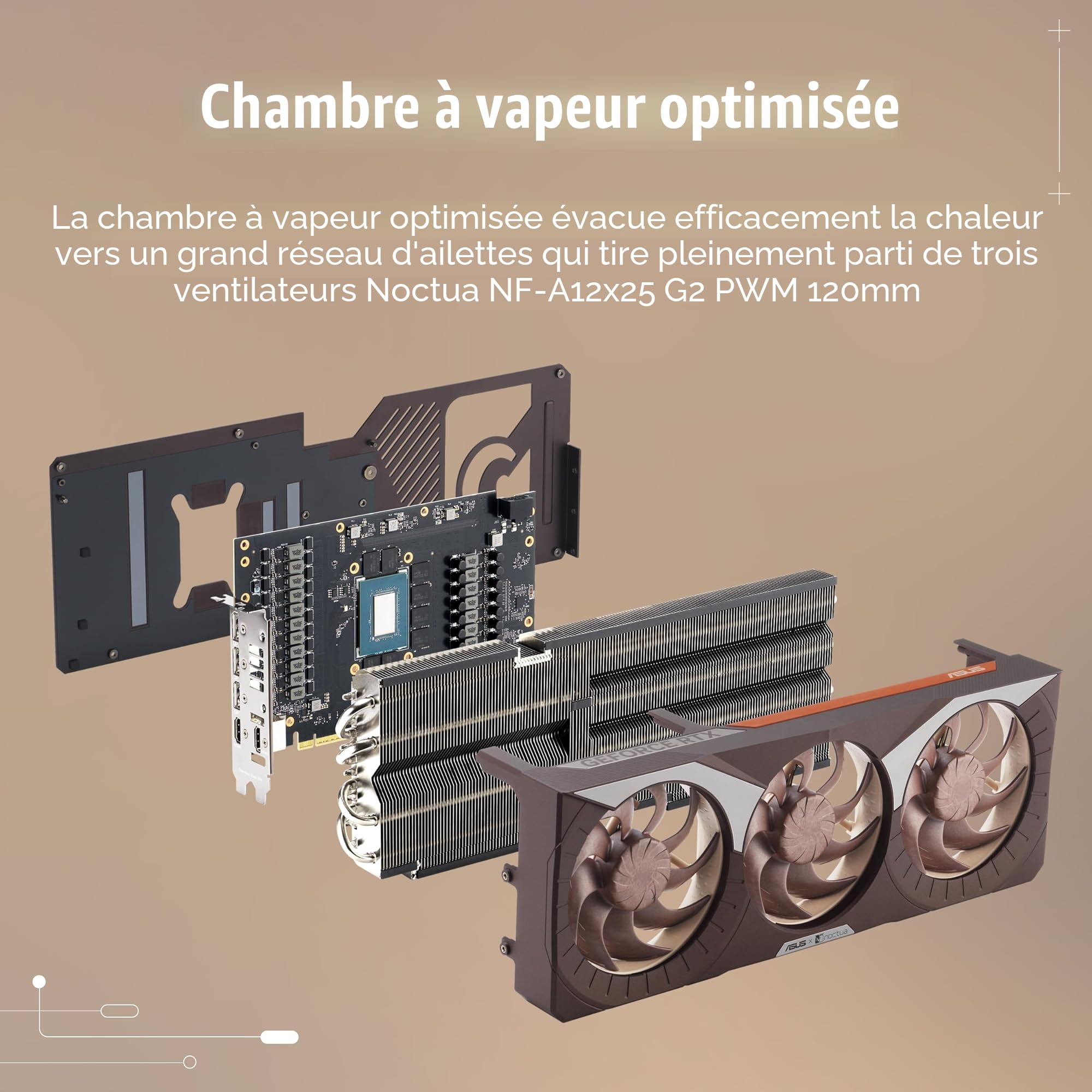 ASUS GeForce RTX 5080 16GB GDDR7 Noctua OC Edition Carte Graphique Gaming
